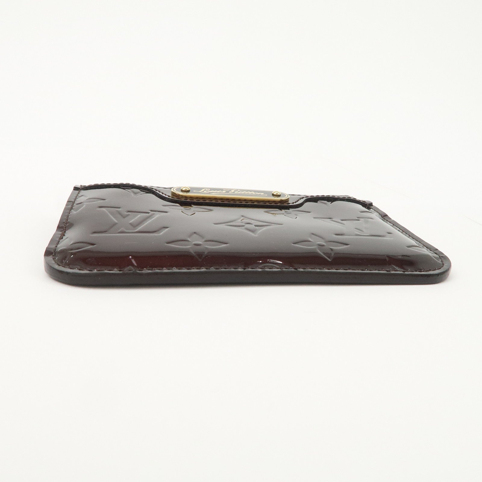 Louis Vuitton Vernis Pochette Cles NM Coin Case Amarante M93557