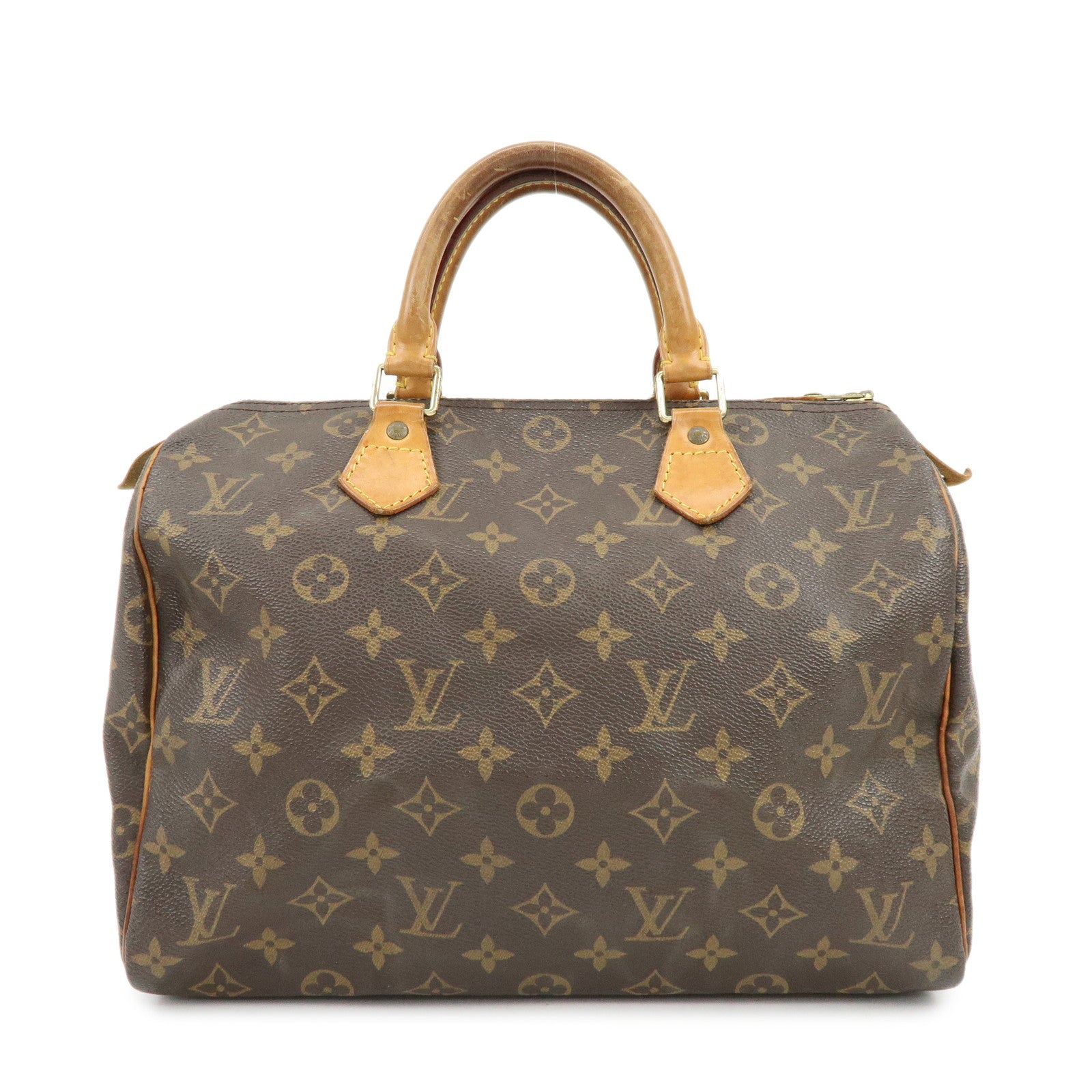 Louis Vuitton Monogram Speedy 30 Boston Bag Hand Bag Brown M41526