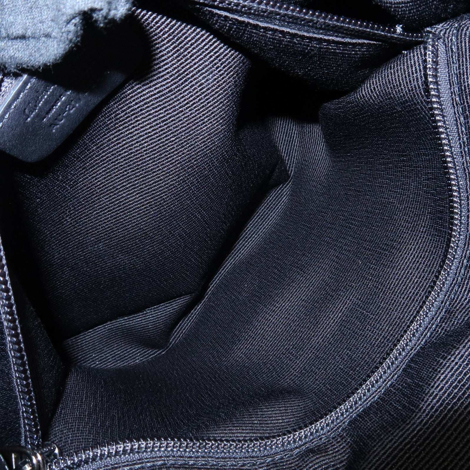 Ferragamo Vara Ribbon Leather Shoulder Bag Hand Bag Black Used