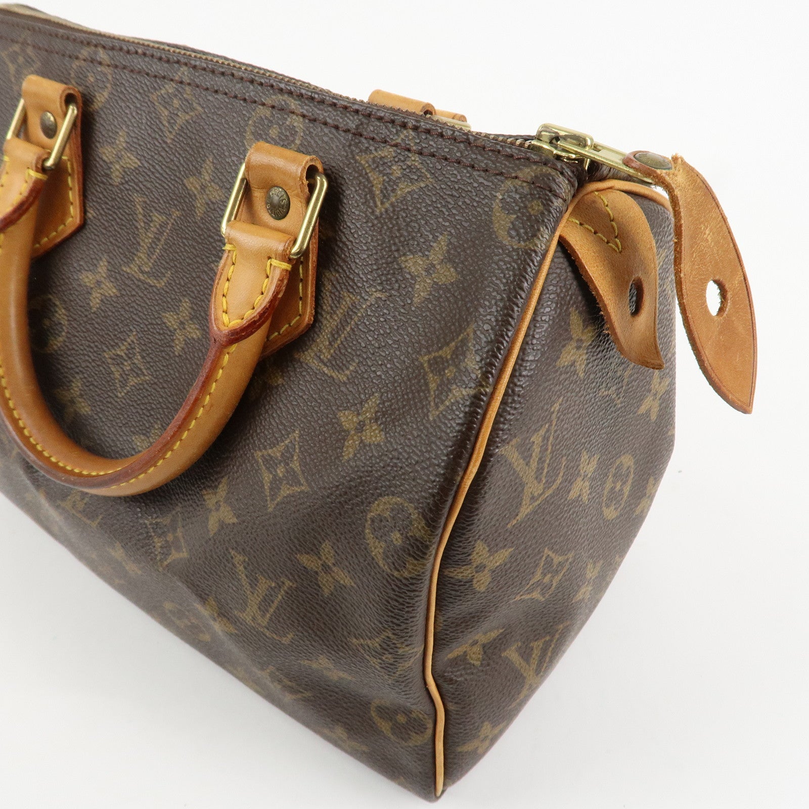Louis Vuitton Monogram Speedy 25 Hand Bag Boston Bag M41528 Used