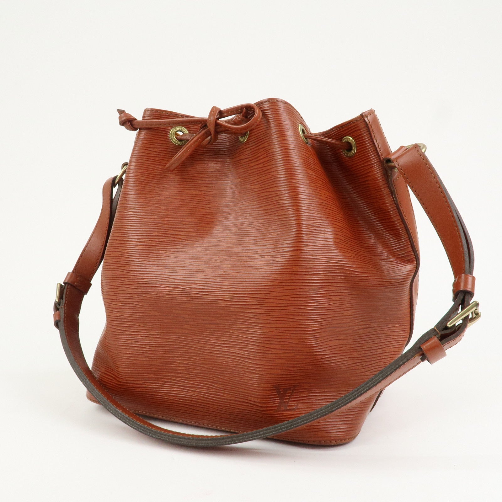 Louis Vuitton Epi Leather Petit Noe Shoulder Bag Kenya Brown M44103