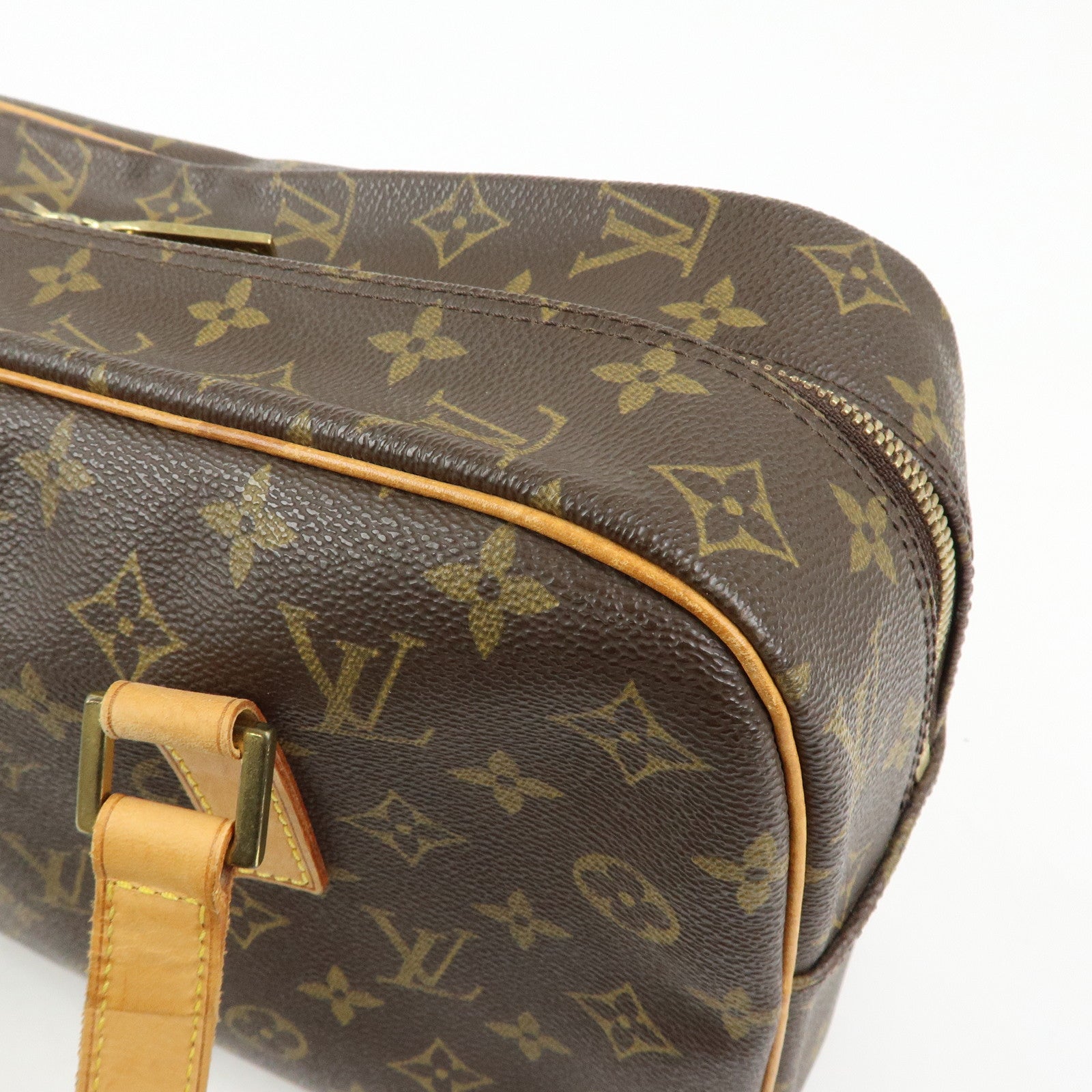 Louis Vuitton Monogram Cite GM Shoulder Bag Boston Bag Brown M51181