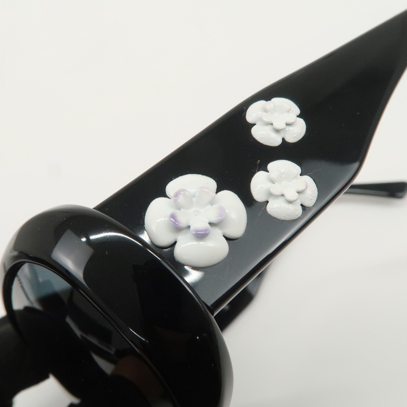 CHANEL Camellia Plastic Sunglasses 5113-A c.501/87 56□16 130 3N