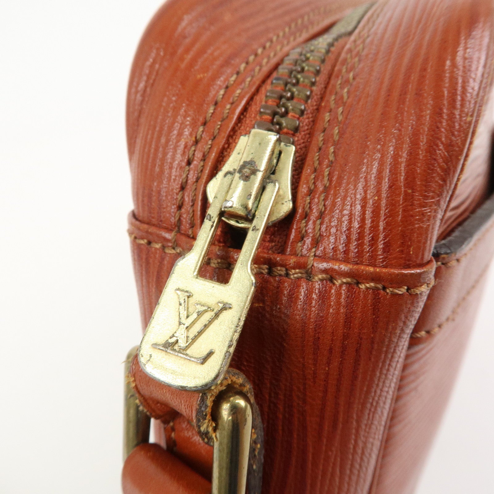 Louis Vuitton Epi Trocadero 24 Shoulder Bag Kenya Brown M52313