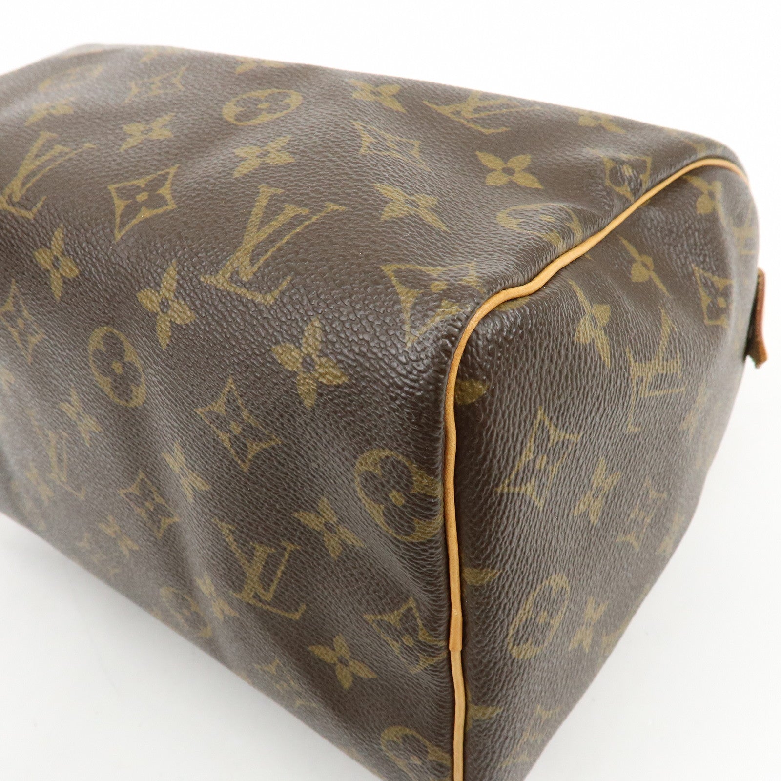 Louis Vuitton Monogram Speedy 25 Boston Bag Hand Bag Brown M41528