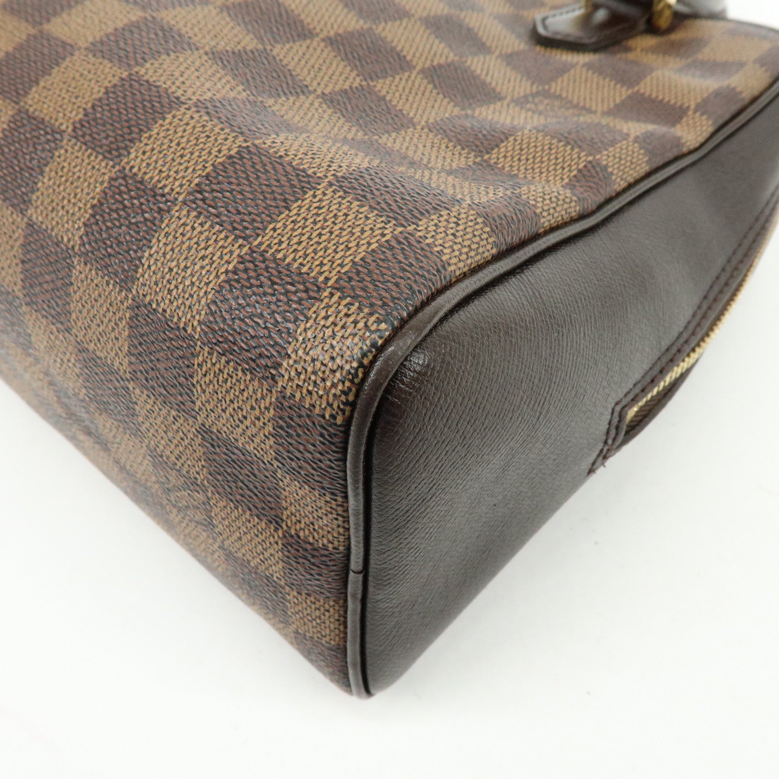 Louis Vuitton Damier Canvas Brera Hand Bag Ebene N51150