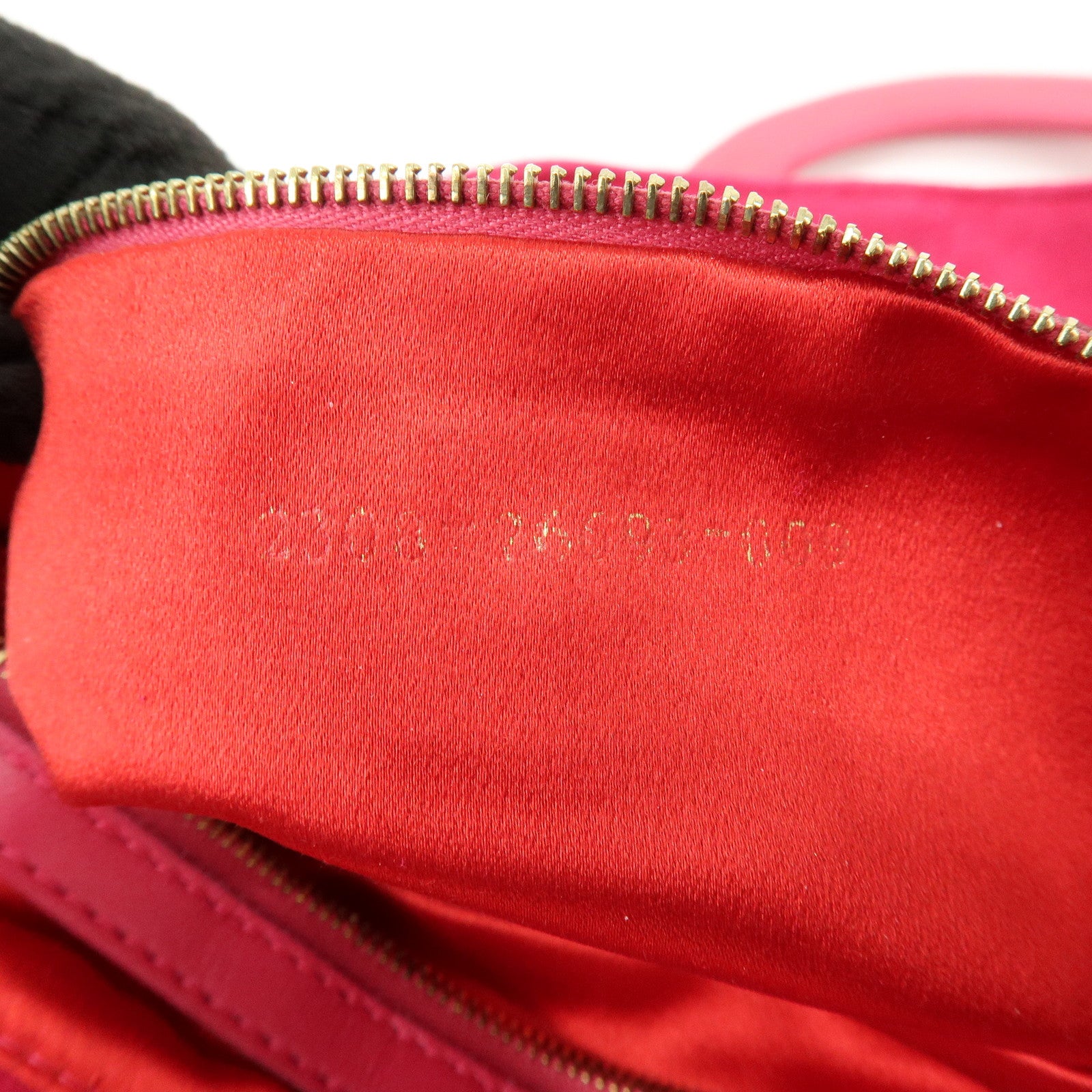 FENDI Logo Suede Leather Hand Bag Tote Bag Pink 2308・26693・609