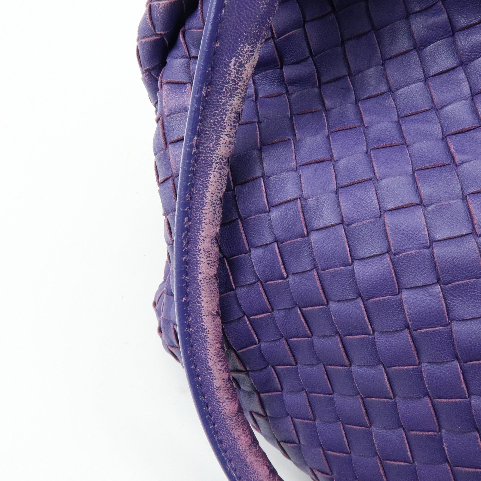 BOTTEGA VENETA Intrecciato Nappa Leather Tote Bag Purple 222322