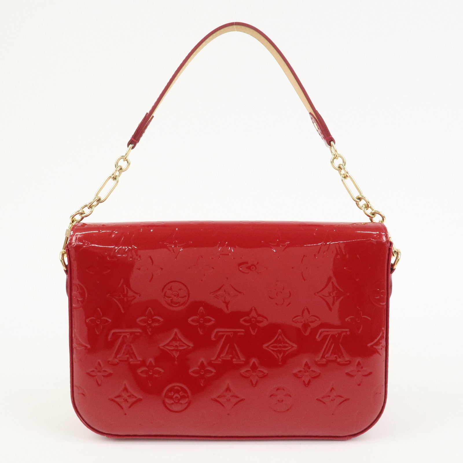 Louis Vuitton Monogram Vernis Rodeo Drive Shoulder Bag Red M93599