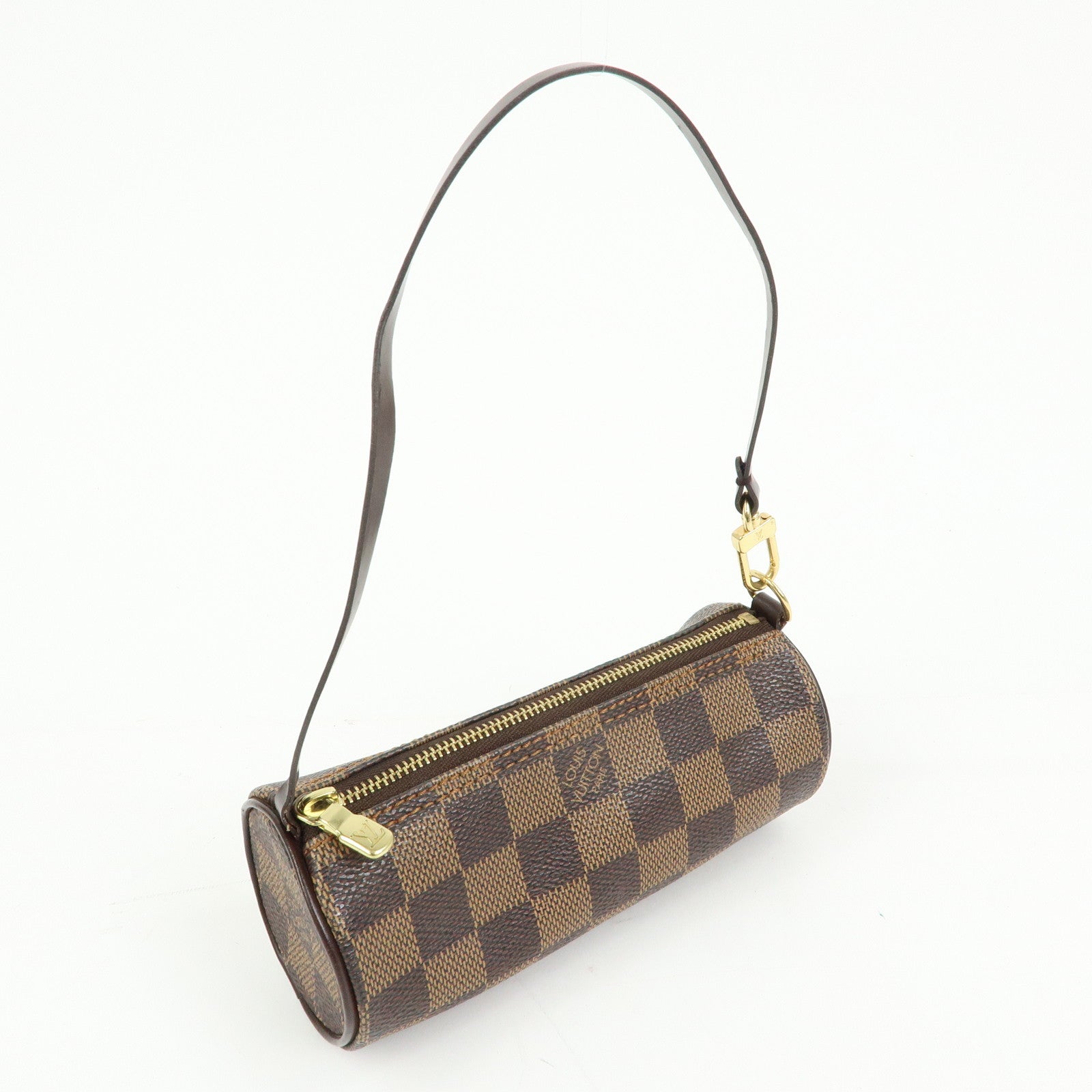 Louis Vuitton Dameir Mini Pouch for Papillon Bag Damier Ebene Brown