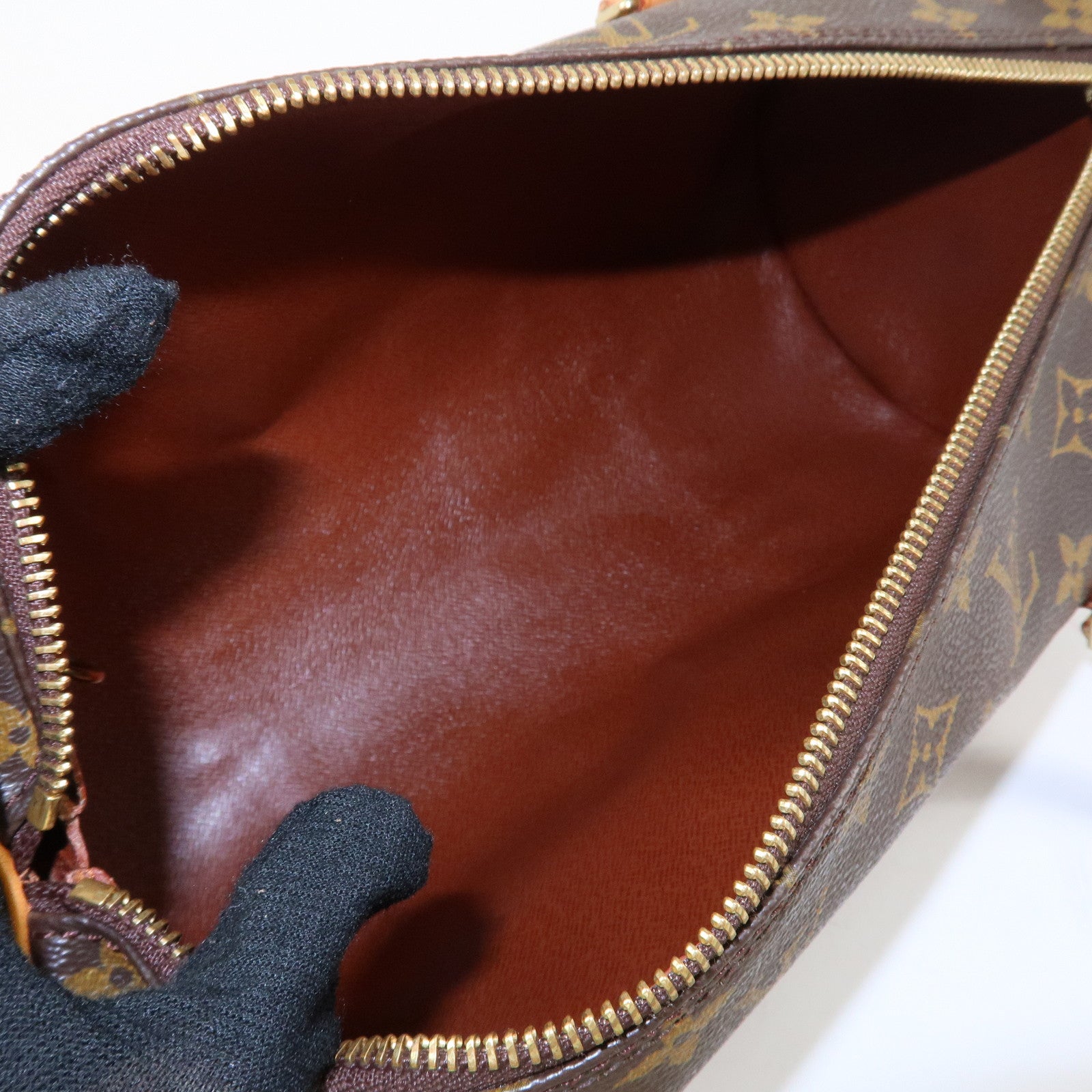 Louis Vuitton Monogram Papillon 30 Hand Bag New Style Brown M51385