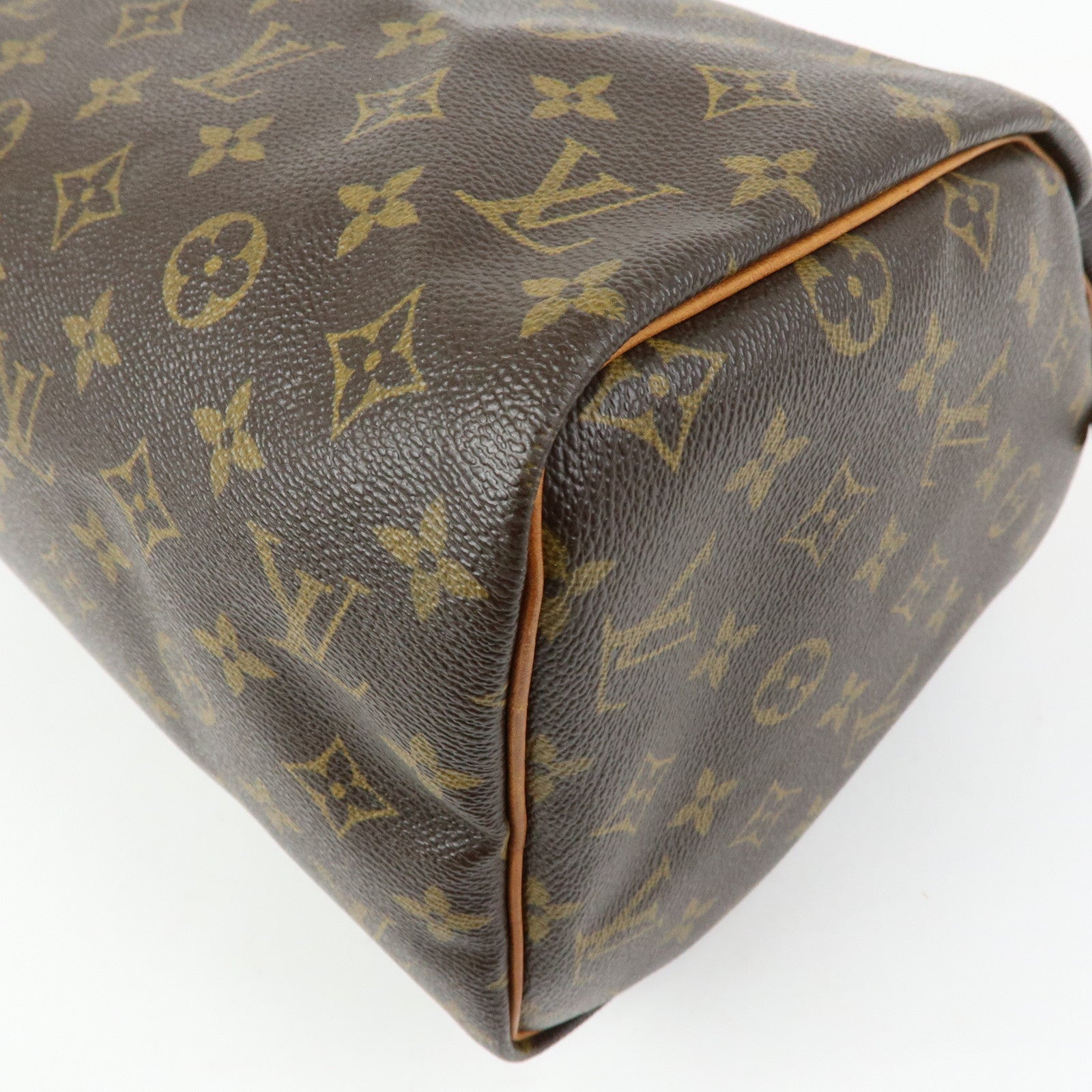 Louis Vuitton Monogram Speedy 30 Boston Bag Hand Bag Brown M41526