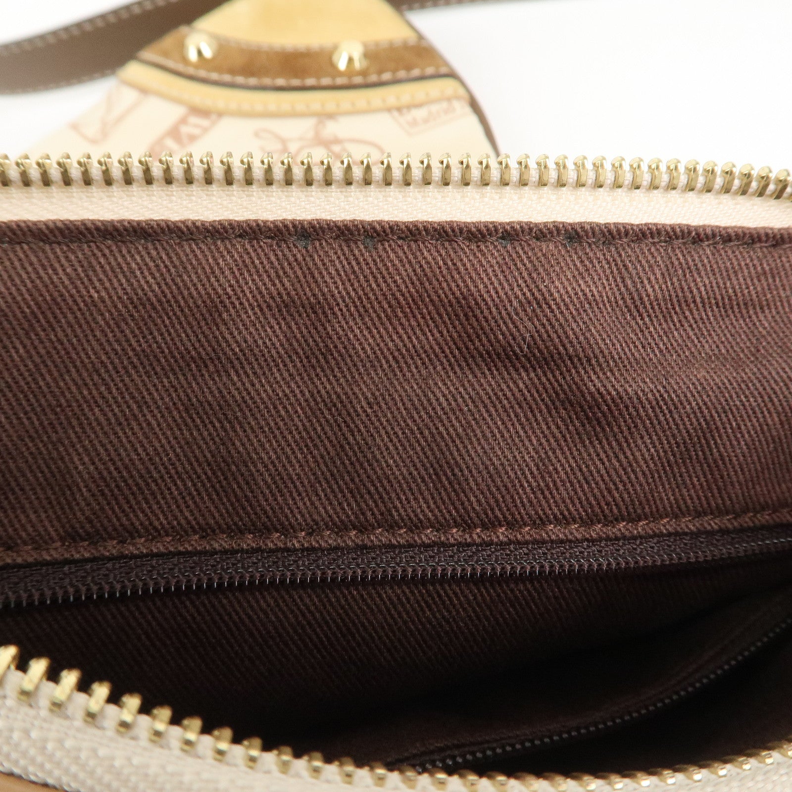 LOEWE Anagram Canvas Suede Leather Shoulder Bag 160th Anniversary