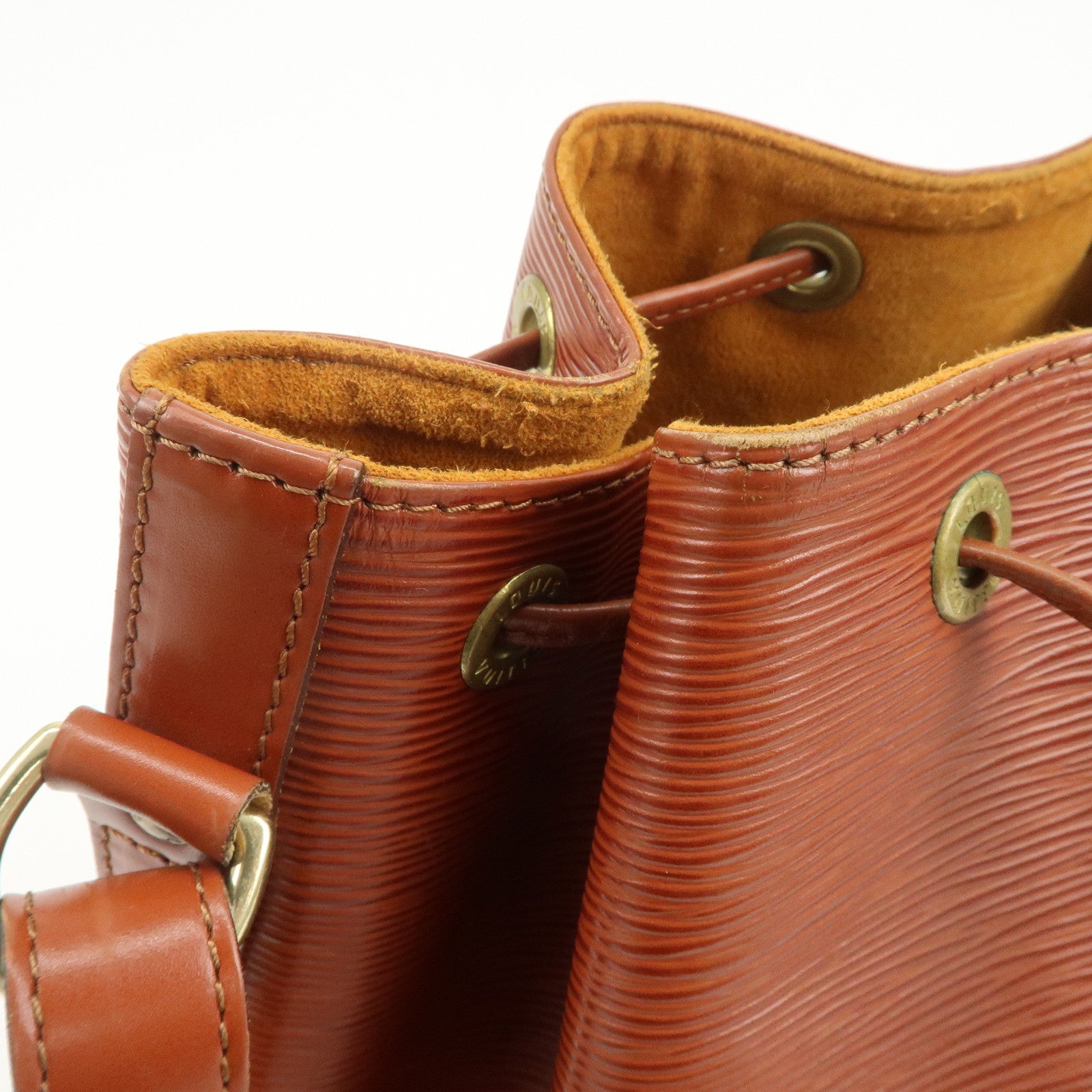 Louis Vuitton Epi Petit Noe Shoulder Bag Kenya Brown M44103