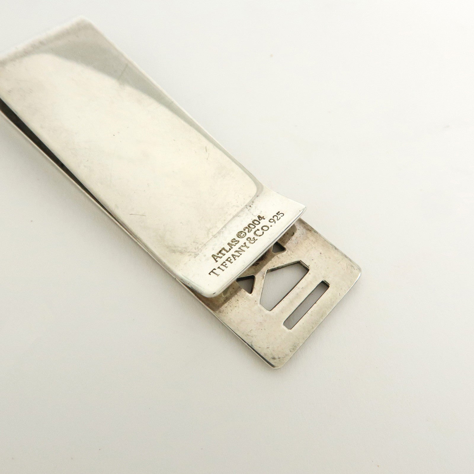 Tiffany & Co Set of 2 SV925 Money Clip Bill Clip Atlas Silver