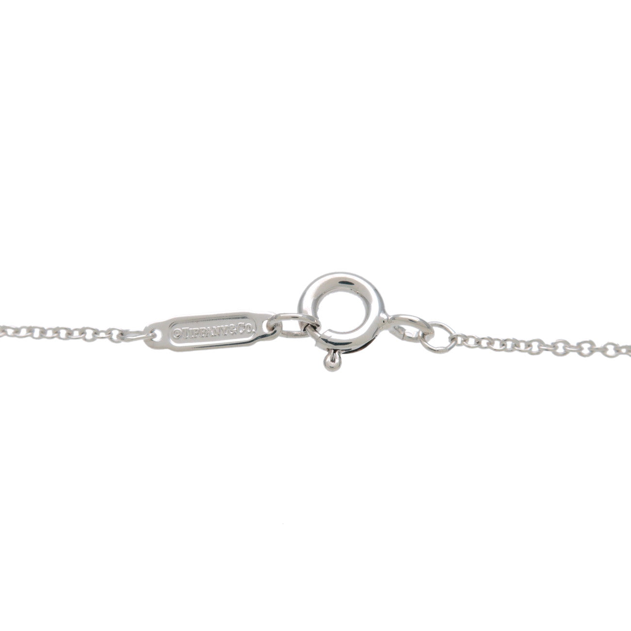 Tiffany & Co 1837 Interlocking Circle Necklace SV925 Silver