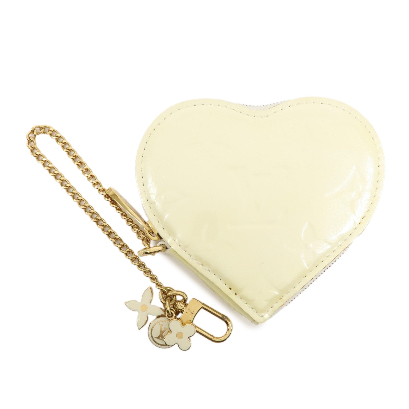 Louis Vuitton Monogram Vernis Porte Monnaie Couer Perle M91918