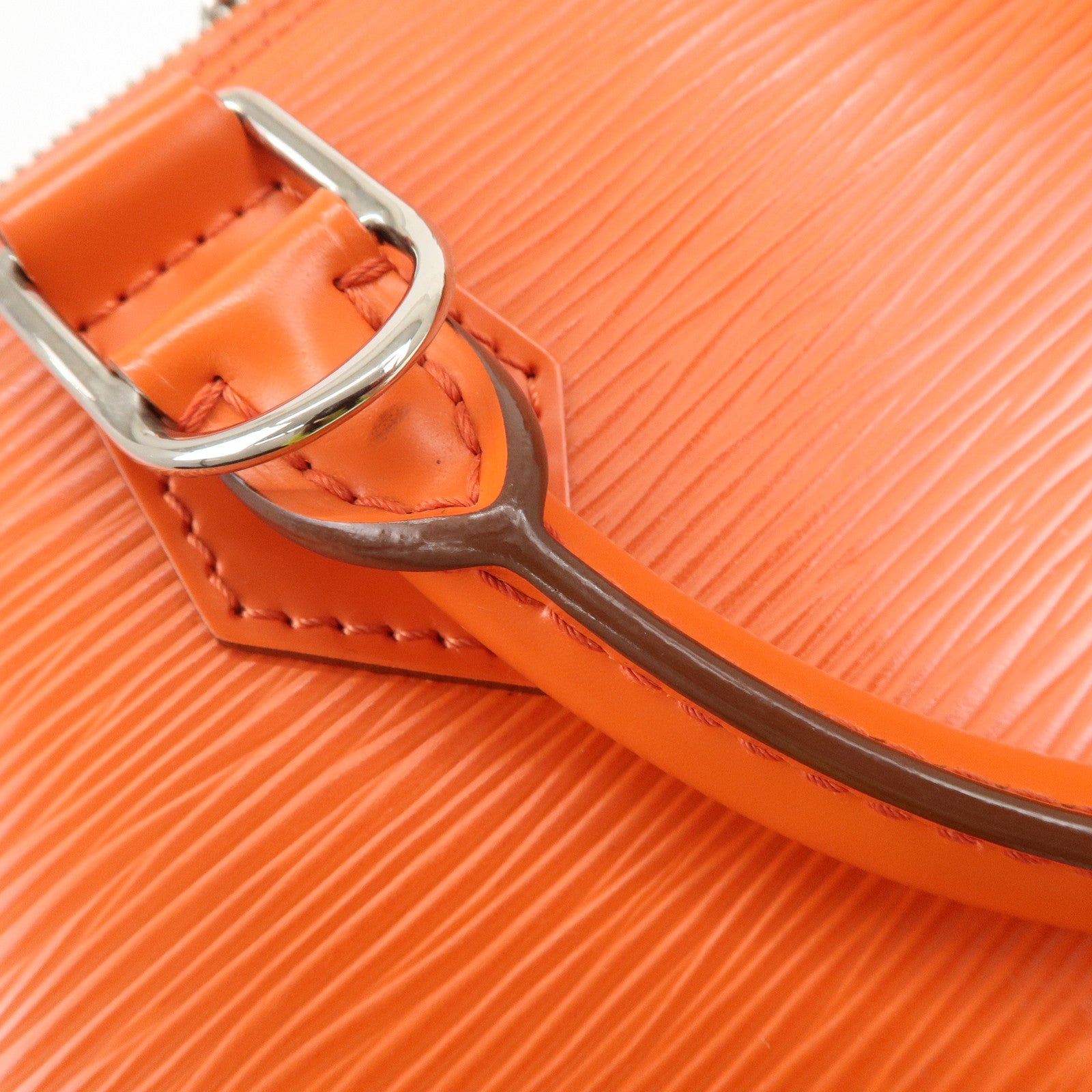 Louis Vuitton Epi Alma PM Hand Bag Pimont Orange M40623