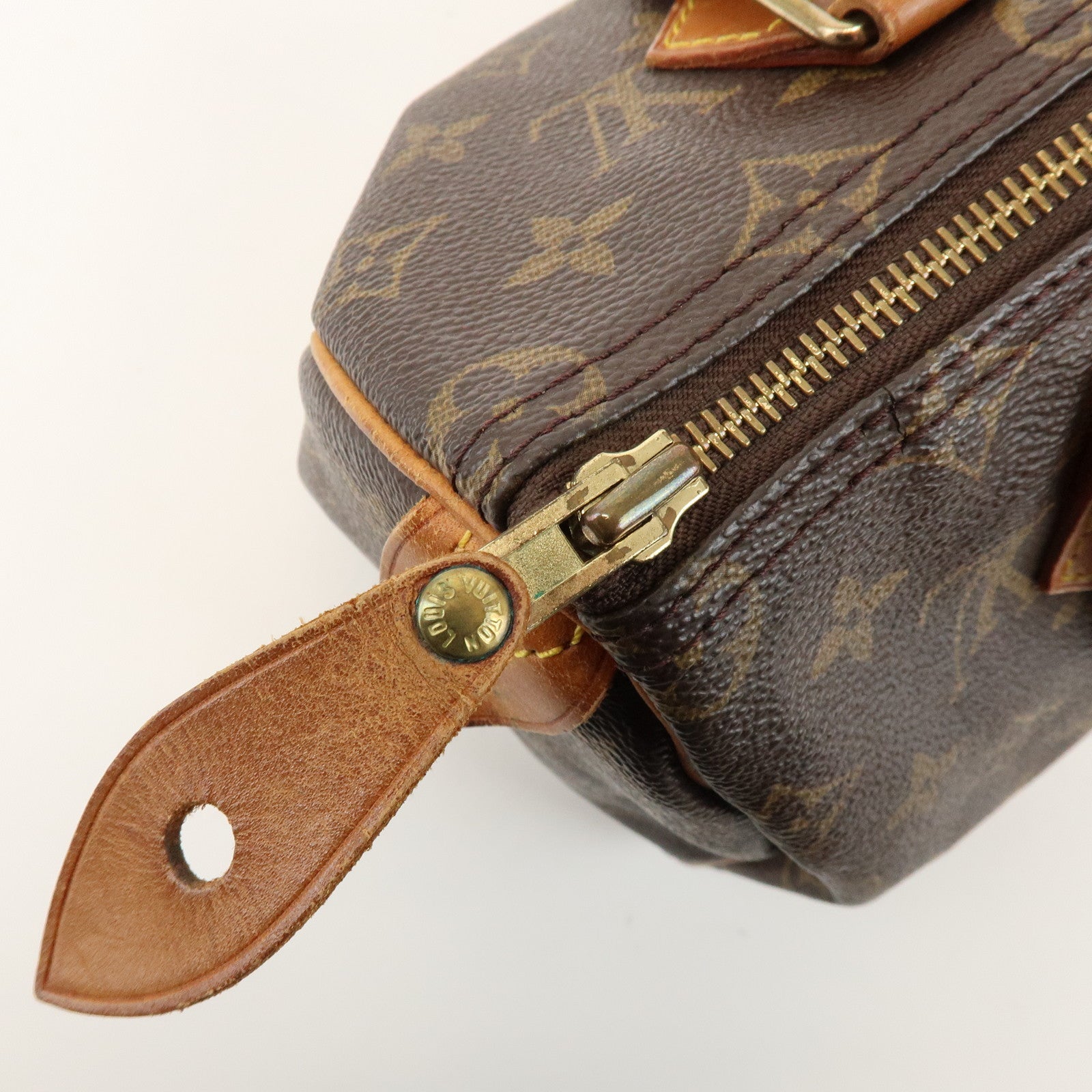 Louis Vuitton Monogram Speedy 25 Boston Bag Hand Bag Brown M41528