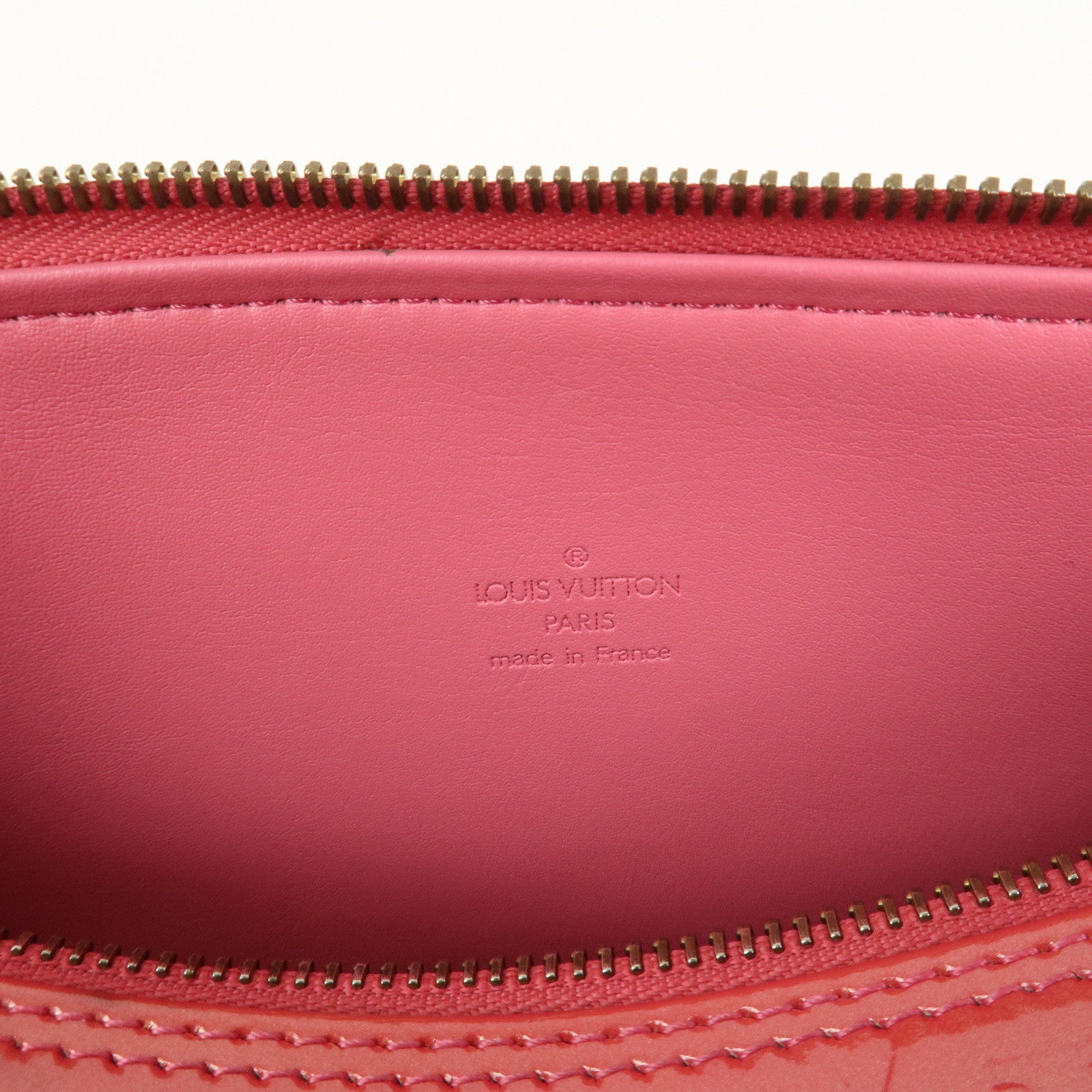 Louis Vuitton Monogram Vernis Bedford Hand Bag Framboise M9133F