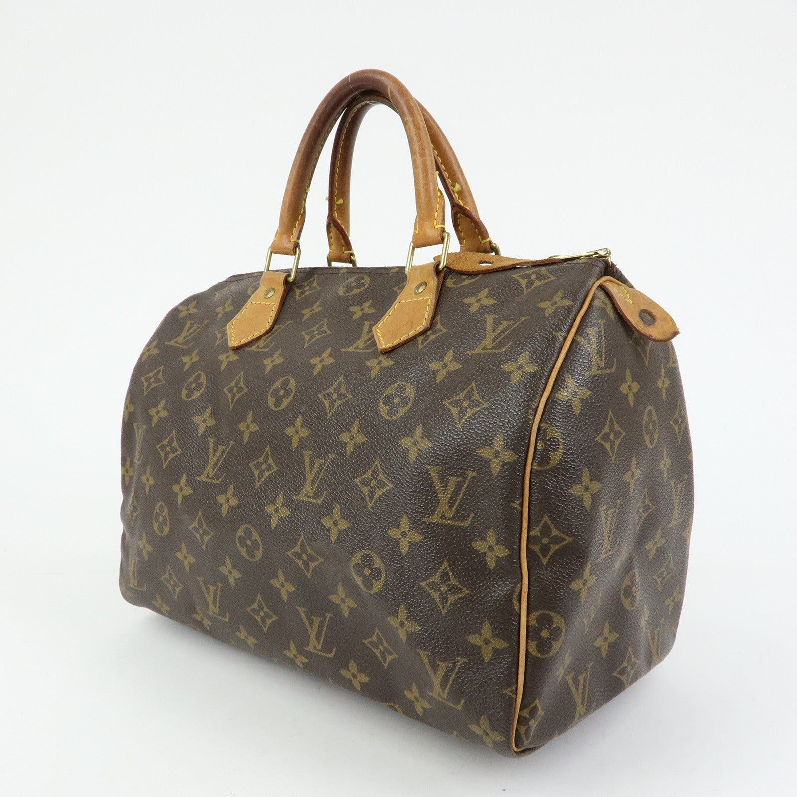 Louis Vuitton Monogram Speedy 30 Boston Bag Hand Bag Brown M41526