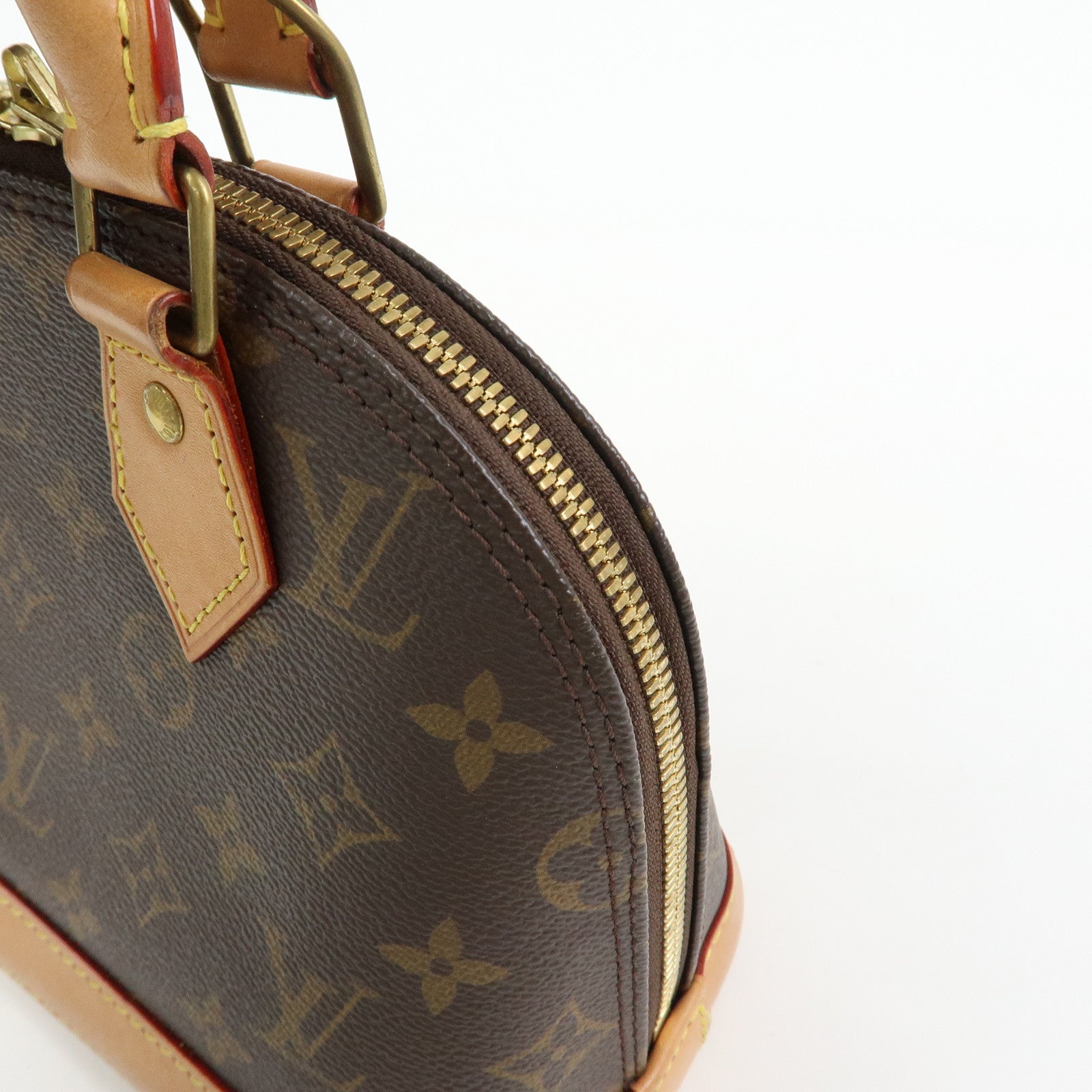 Louis Vuitton Monogram Alma BB 2Way Bag New Style Brown M46990
