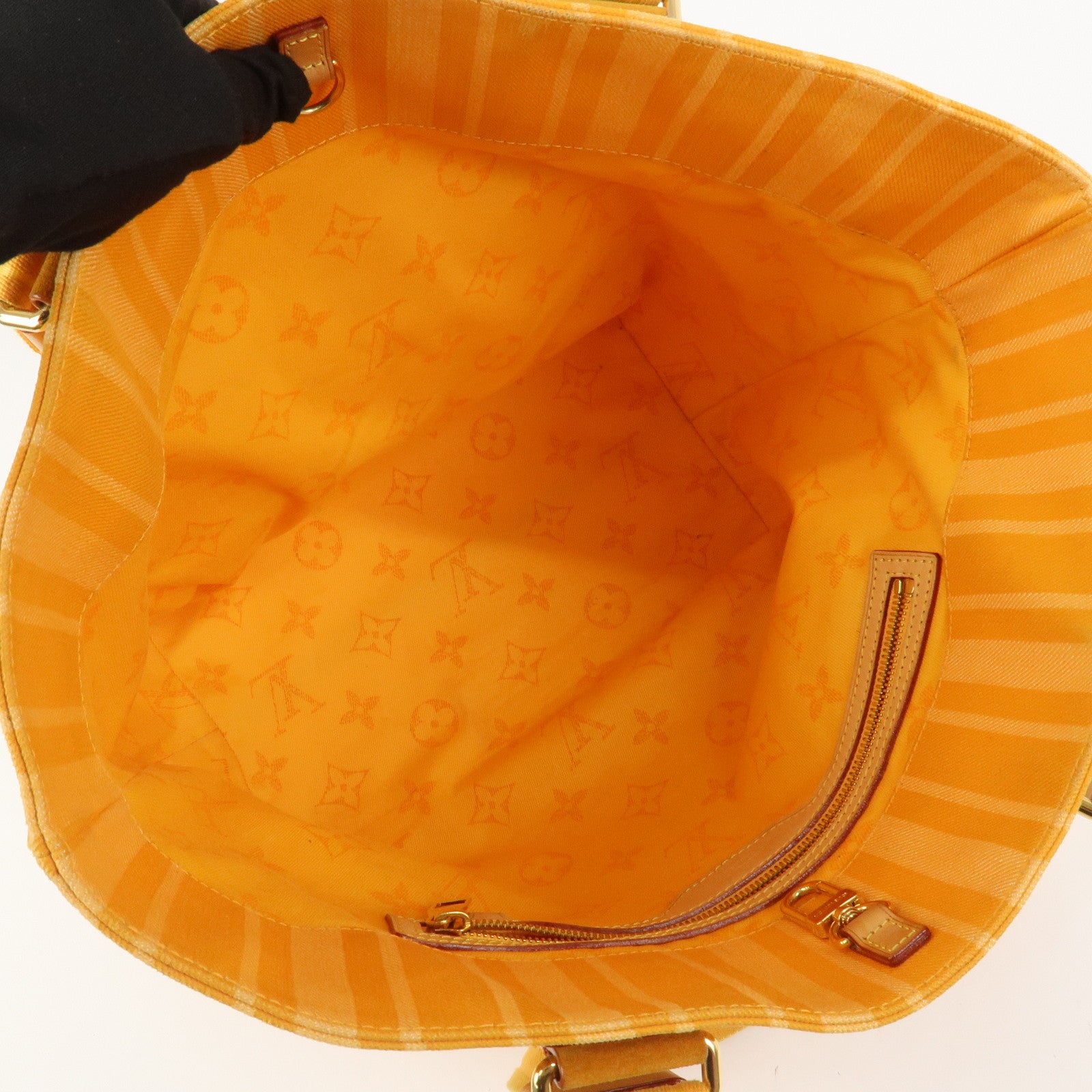 Louis Vuitton Plein Soleil Cabas PM Canvas Tote Bag Orange M94145