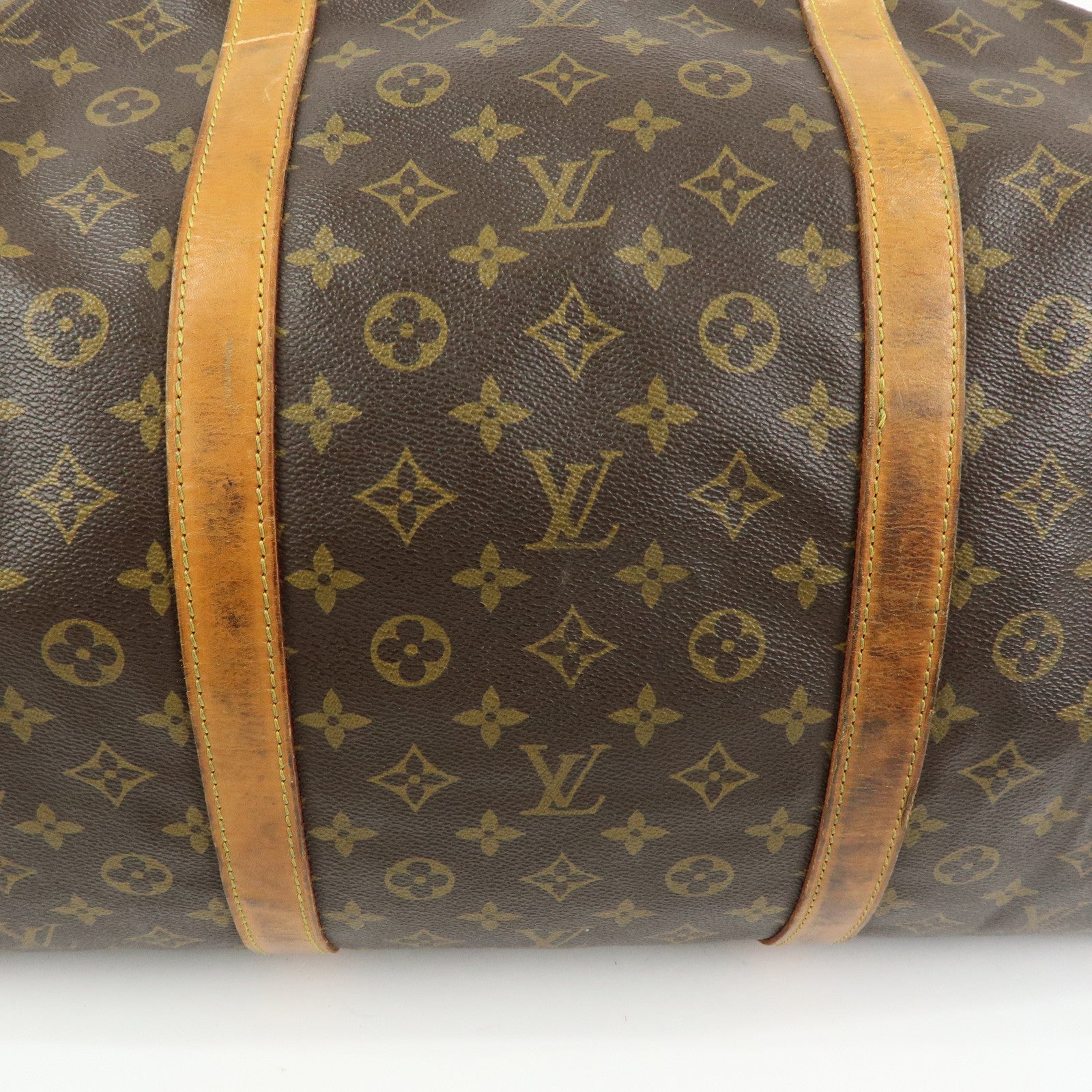 Louis Vuitton Monogram Sac Souple 55 Boston Bag Brown M41622
