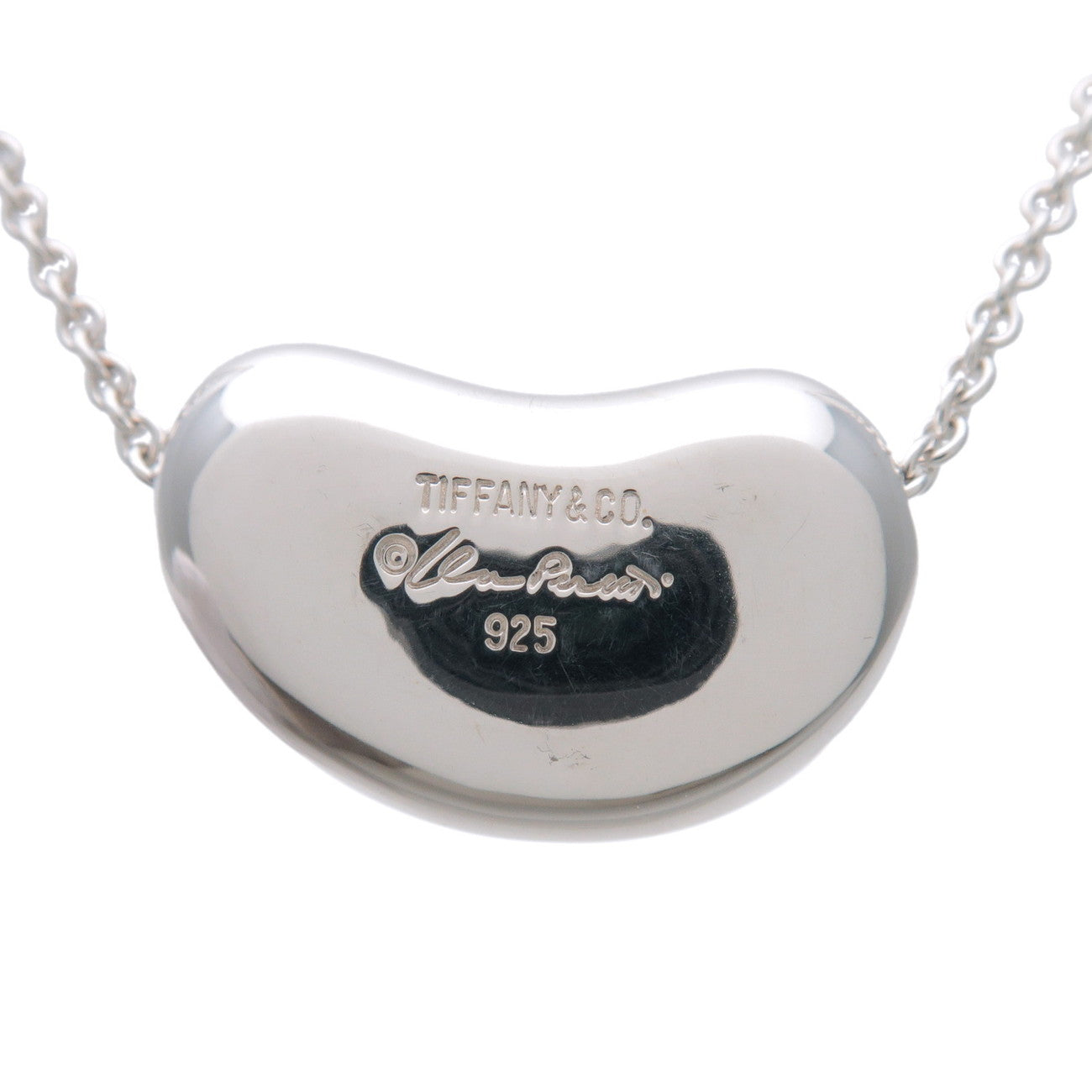 Tiffany & Co Bean Necklace Large SV925 Silver