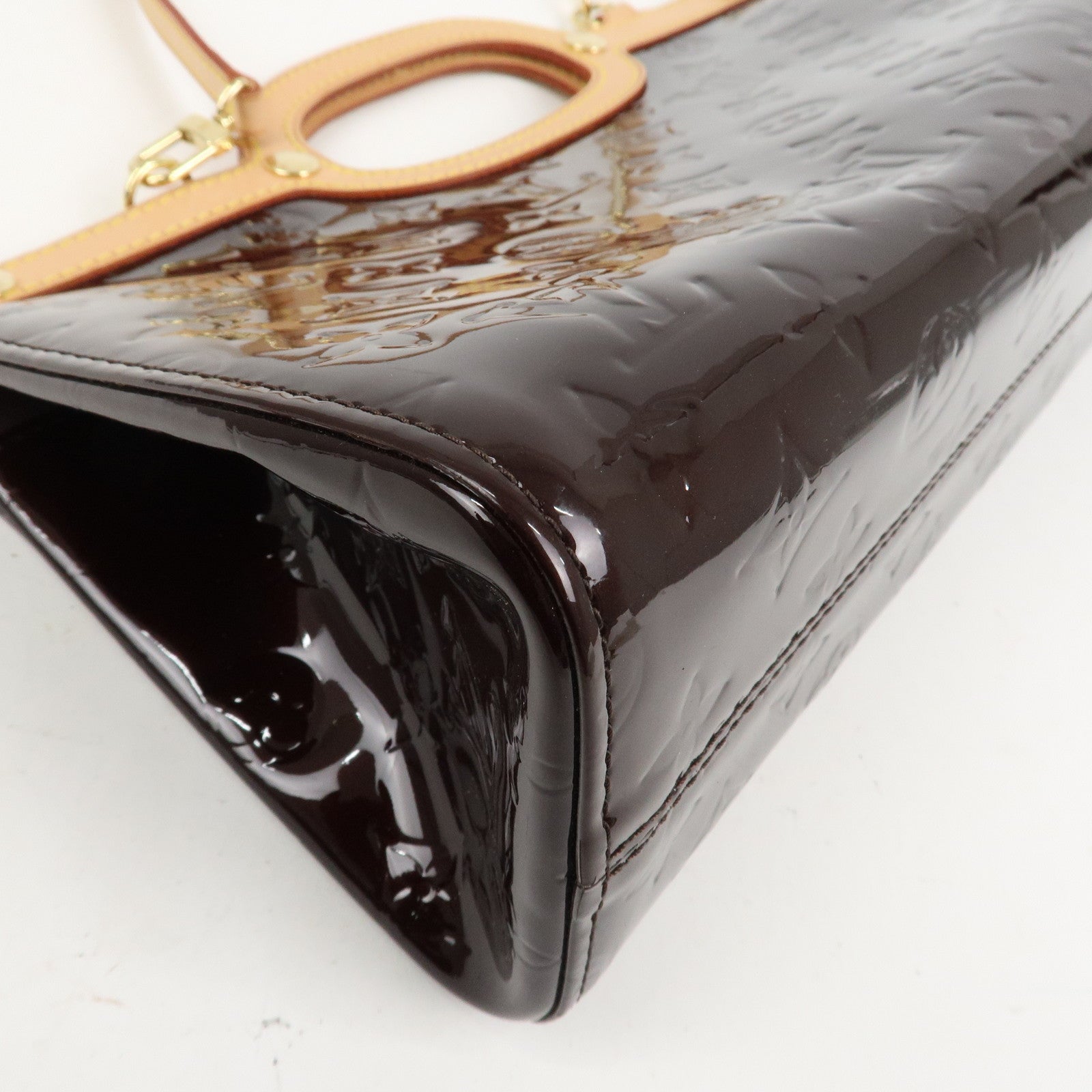 Louis Vuitton Monogram Vernis Roxbury Drive Bag Amarante M91995