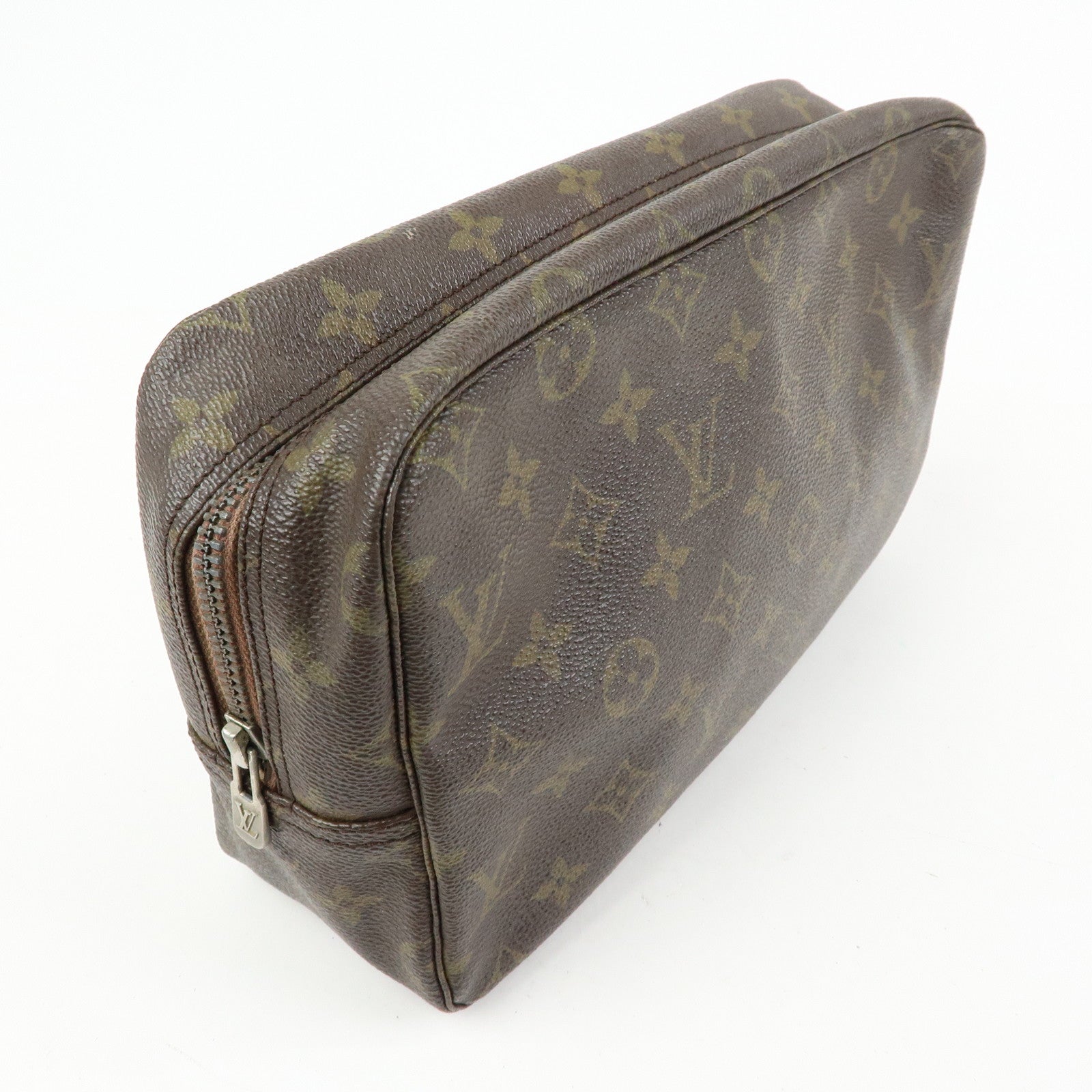 Louis Vuitton Monogram Trousse Toilette 28 Pouch Brown M47522