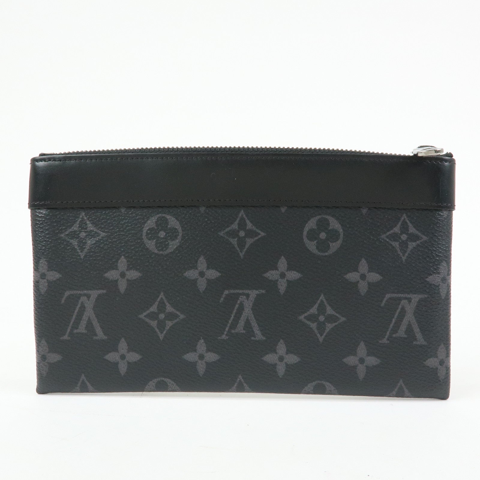 Louis Vuitton Monogram Eclips Pochette Discovery PM Pouch M44323