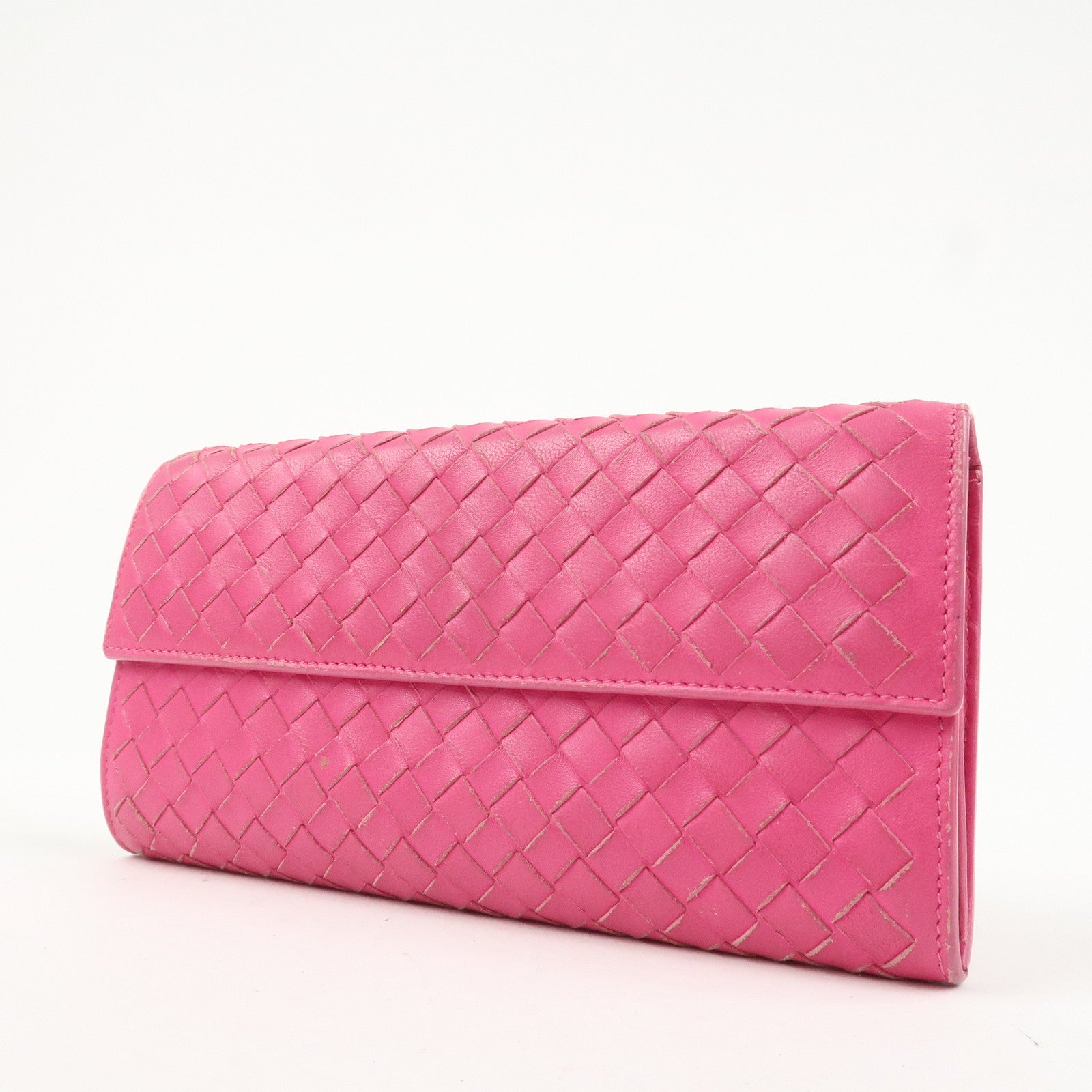 BOTTEGA VENETA Set Of 2 Intrecciato Leather Wallet 114076 150509