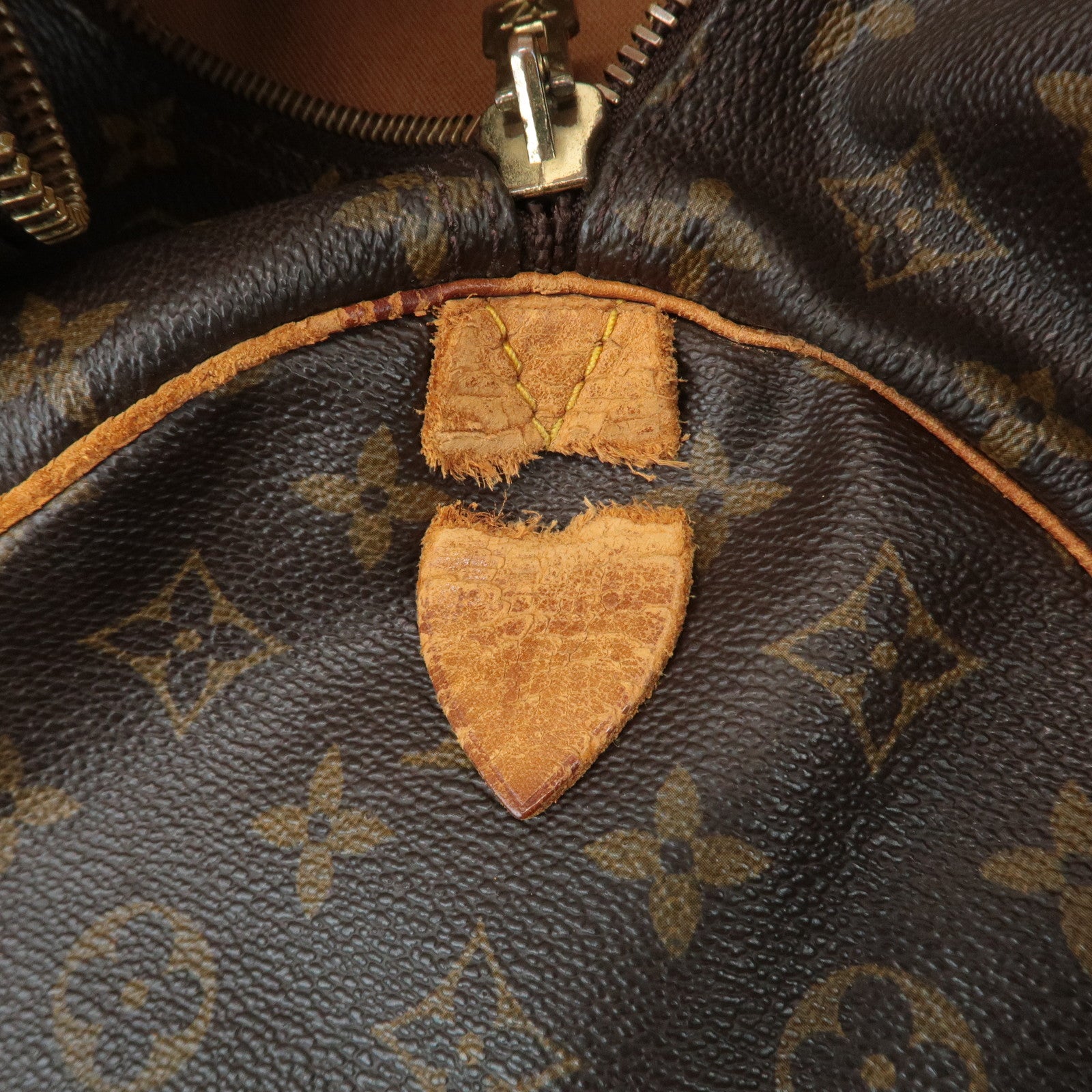 Louis Vuitton Monogram Keep All 60 Boston Bag Hand Bag Brown M41422 Used