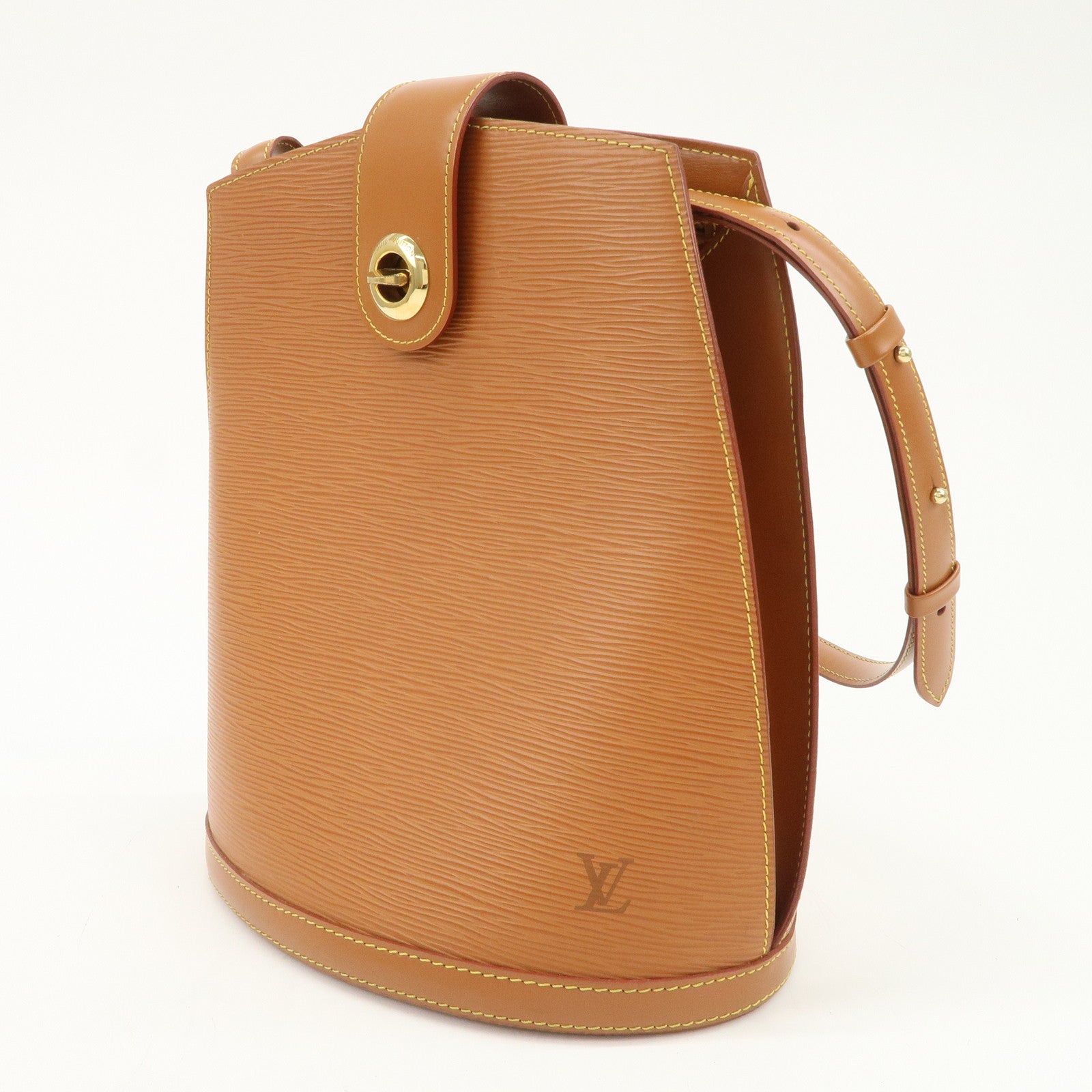 Louis Vuitton Epi Leather Cluny Shoulder Bag Kenya Brown M52253