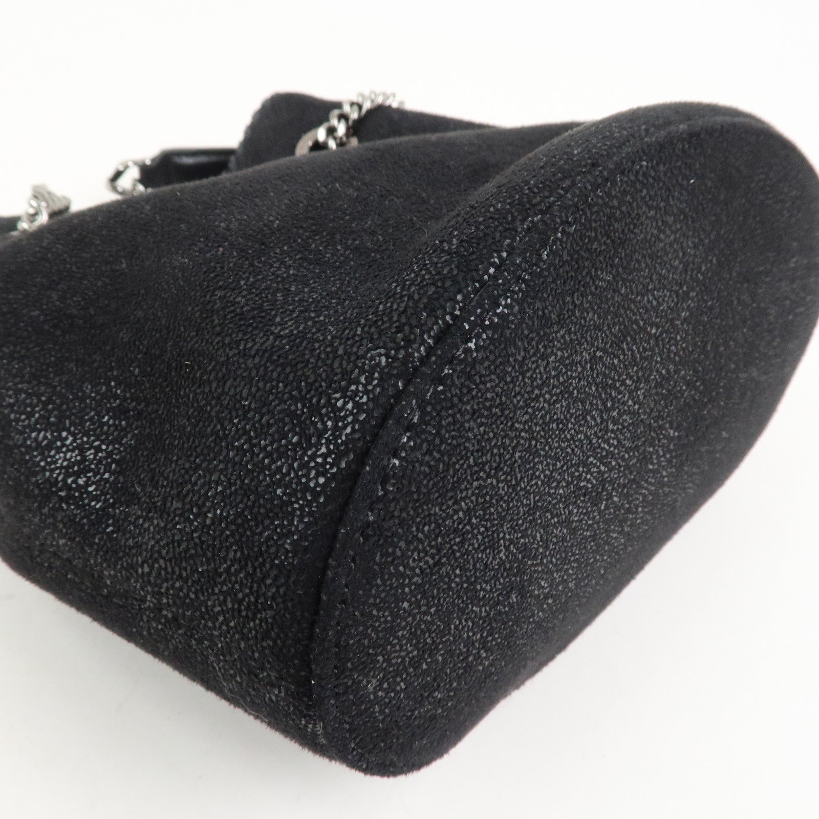 STELLA MCCARTNEY Falabella Polyester Leather Shoulder Bag Black