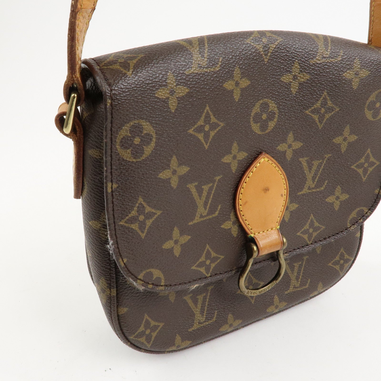 Louis Vuitton Monogram Saint Cloud MM Shoulder Bag Brown M51243