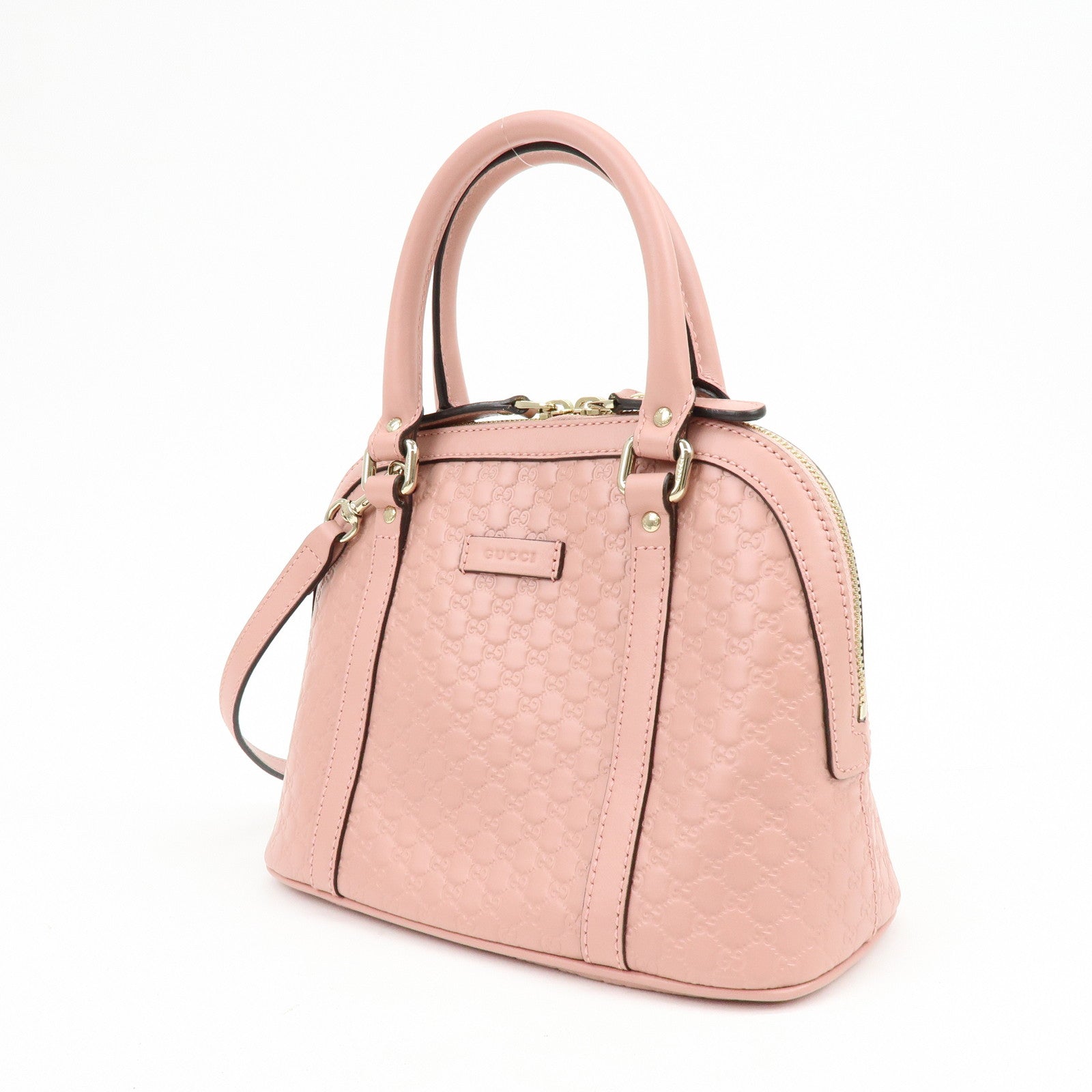 GUCCI Micro Guccisima Leather 2Way Bag Hand Bag Shoulder Bag 449654