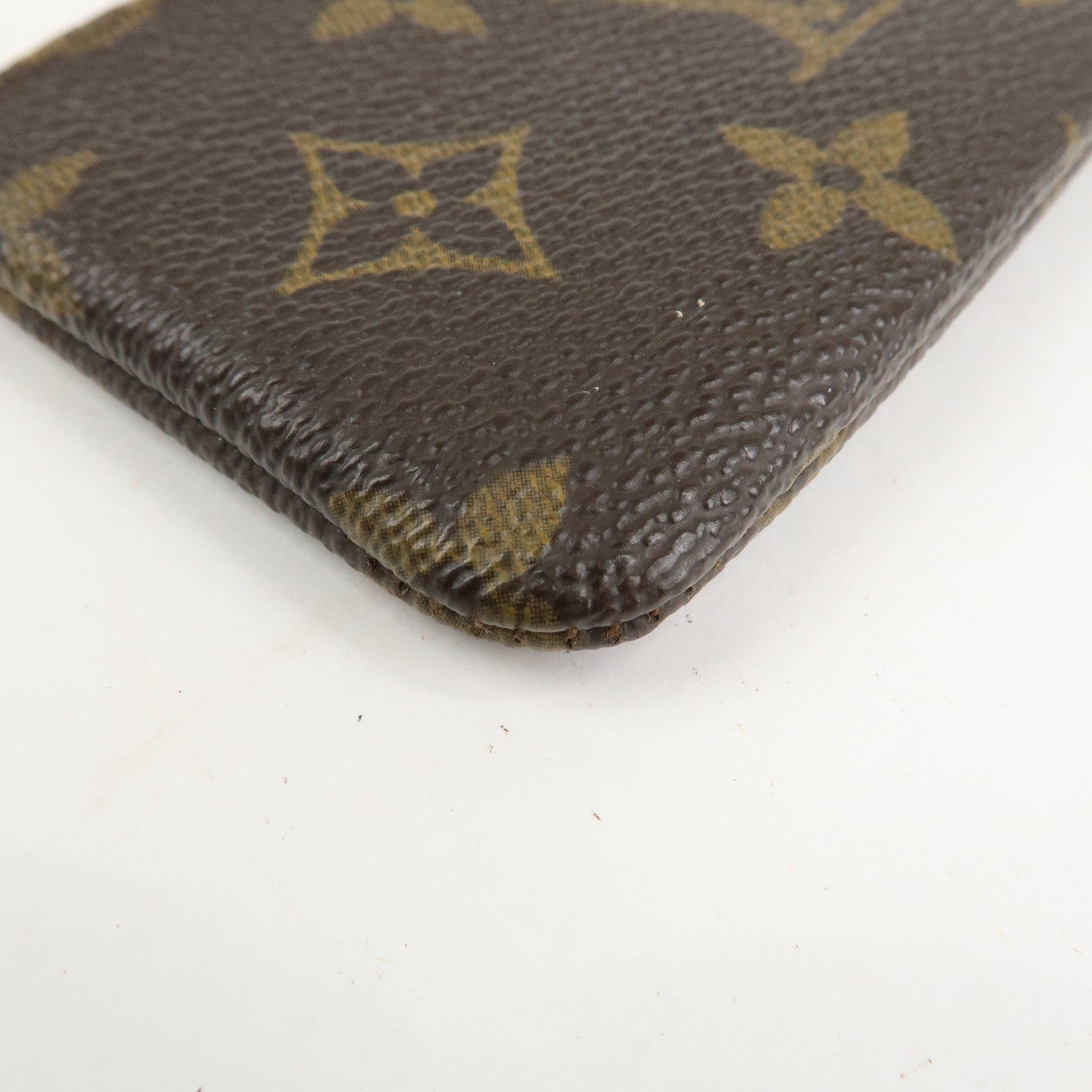 Louis Vuitton Monogram Pochette Cles Coin Case Key Case M62650 Used
