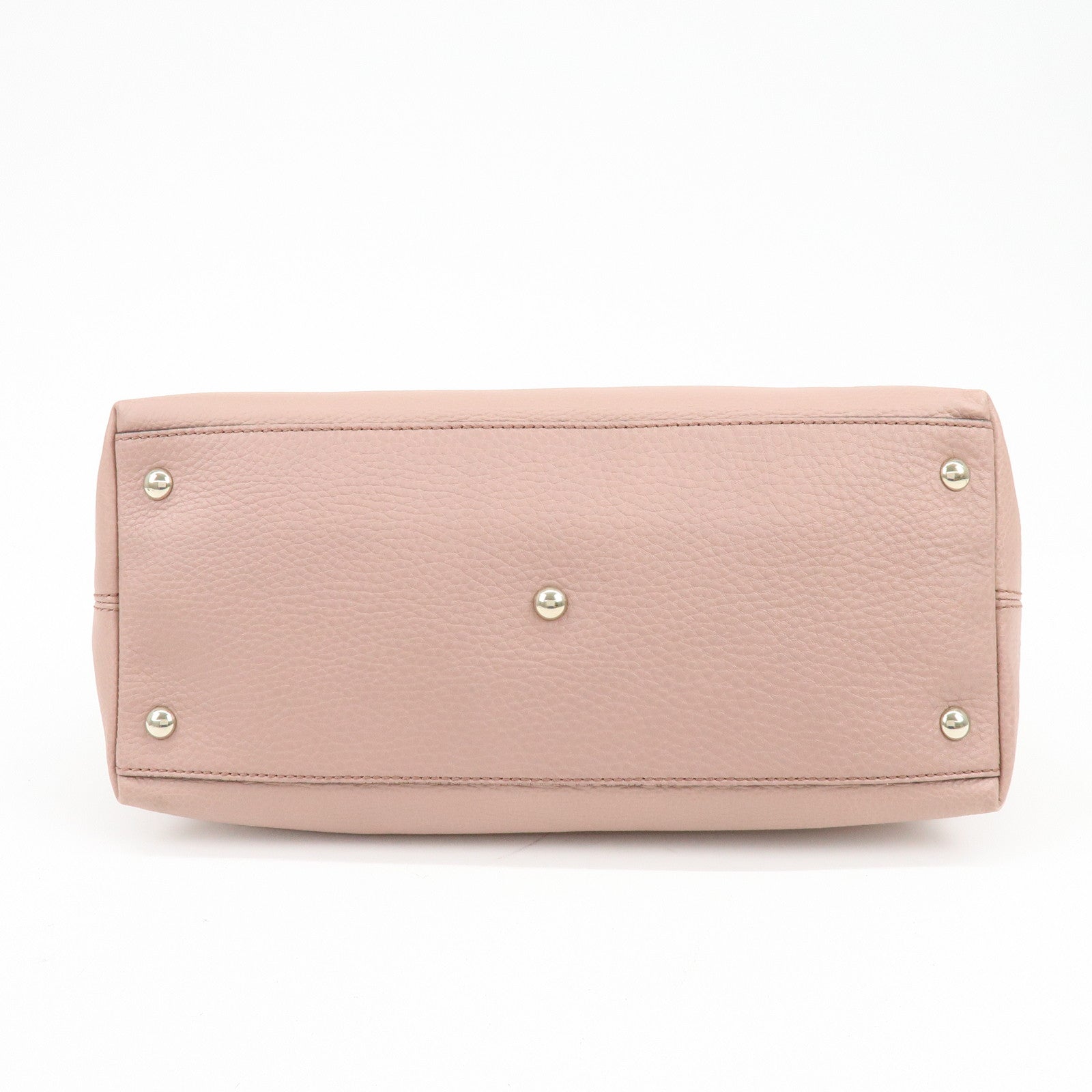 GUCCI SOHO Interlocking G Leather 2Way Hand Bag Pink 308362