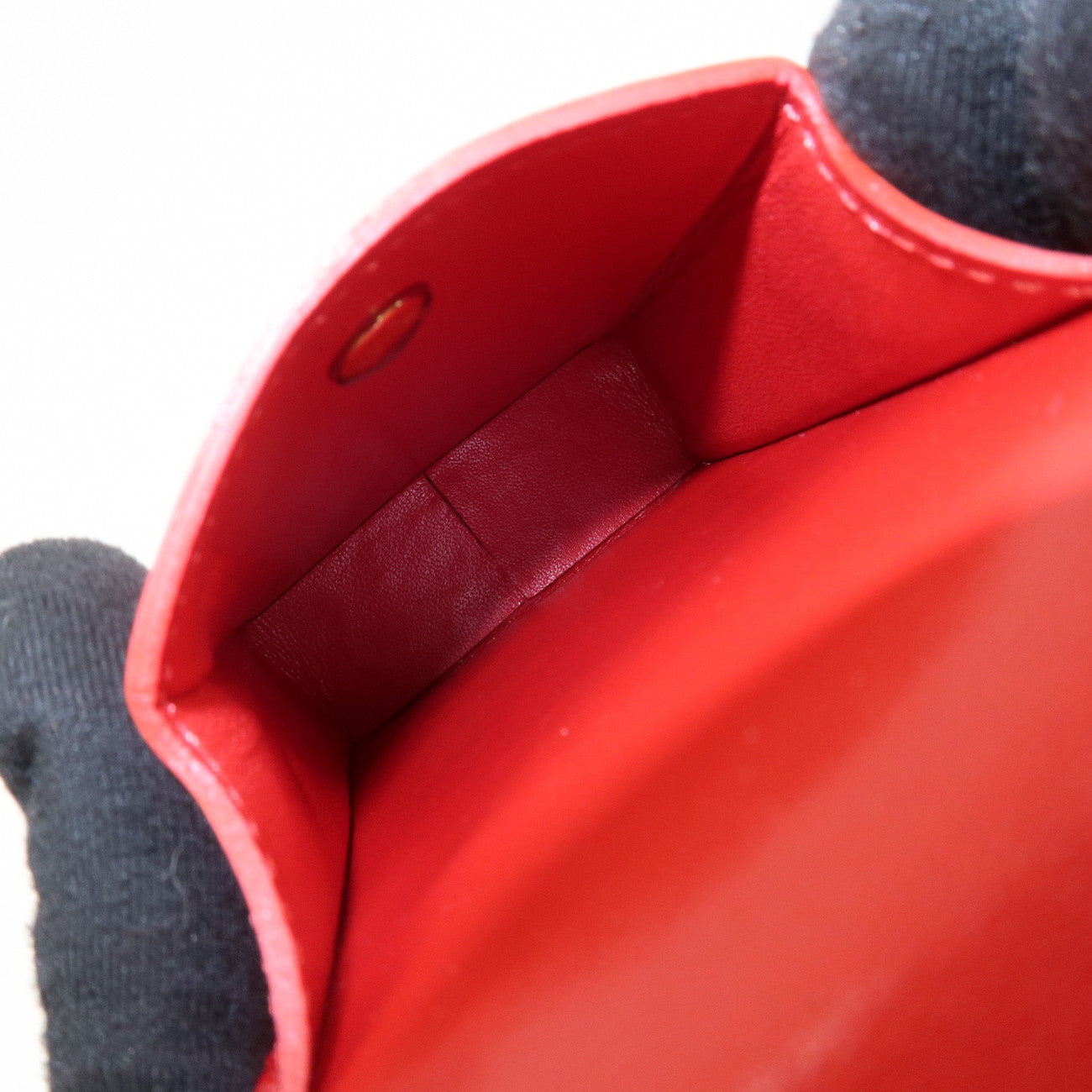 Louis Vuitton Monogram Vernis Green Cigarette Case Rouge M91155