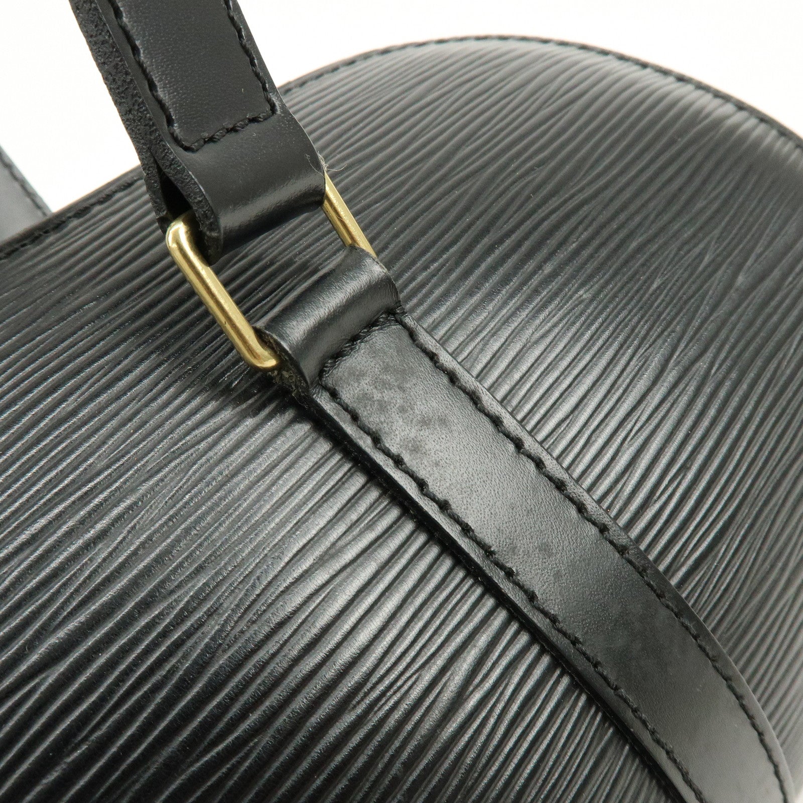 Louis Vuitton Epi Soufflot Shoulder Bag Hand Bag Noir M52222