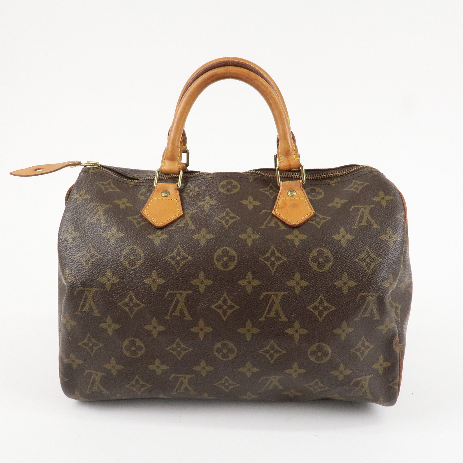 Louis Vuitton Monogram Speedy 30 Hand Bag Boston Bag M41526 Used
