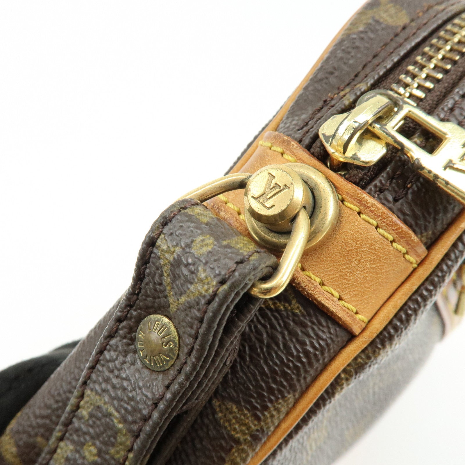 Louis Vuitton Monogram Marly Dragonne GM Clutch Bag Brown M51825