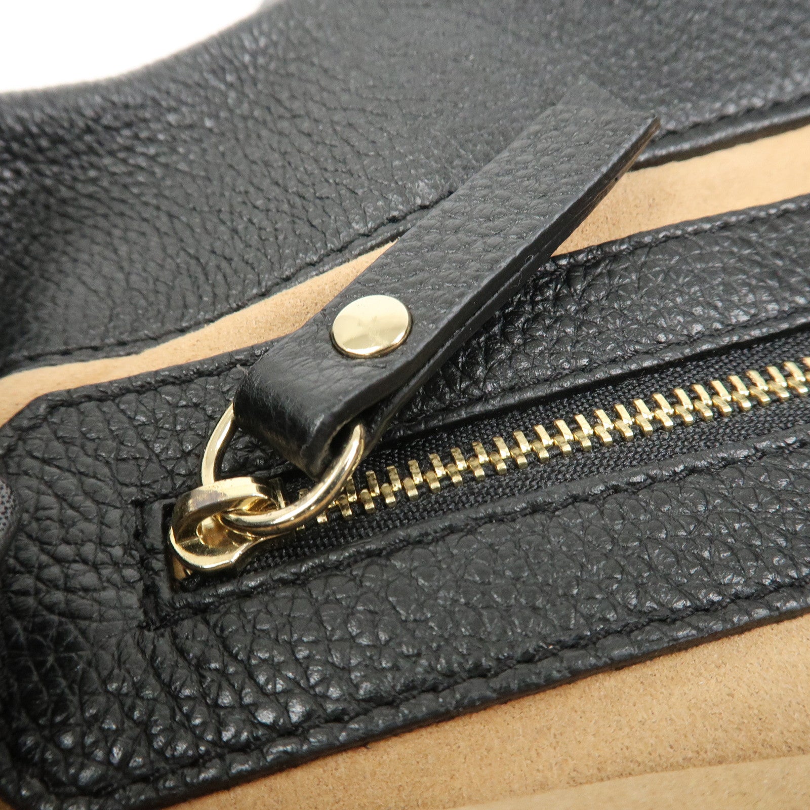 JIMMY CHOO Star Emboss SOFIASEMG Calf Leather Tote Bag Black