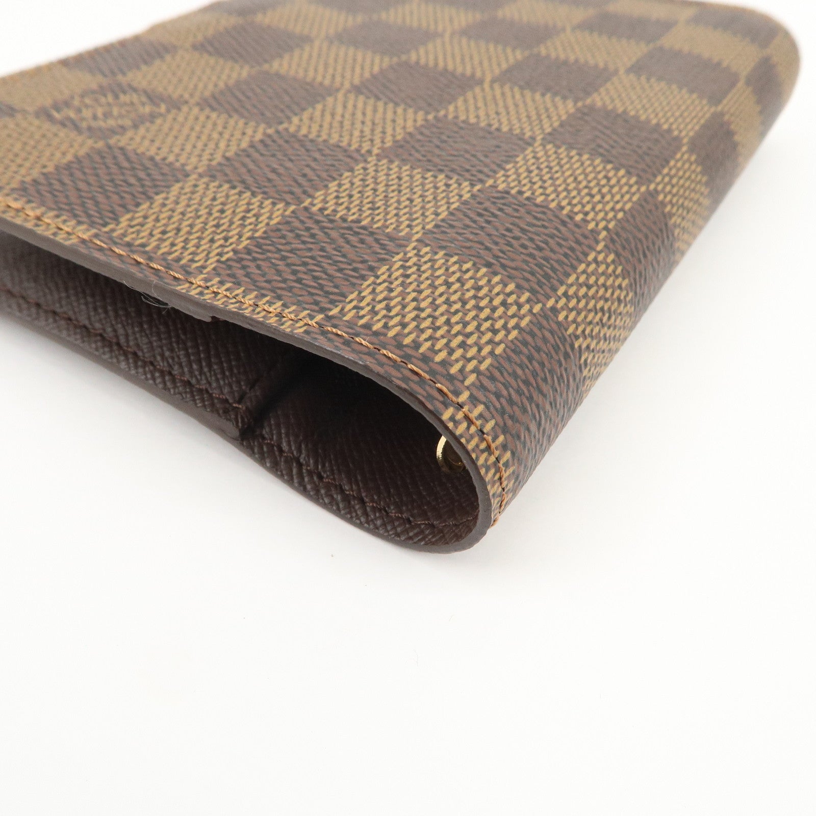 Louis Vuitton Damier Agenda PM Planner Cover Brown R20700