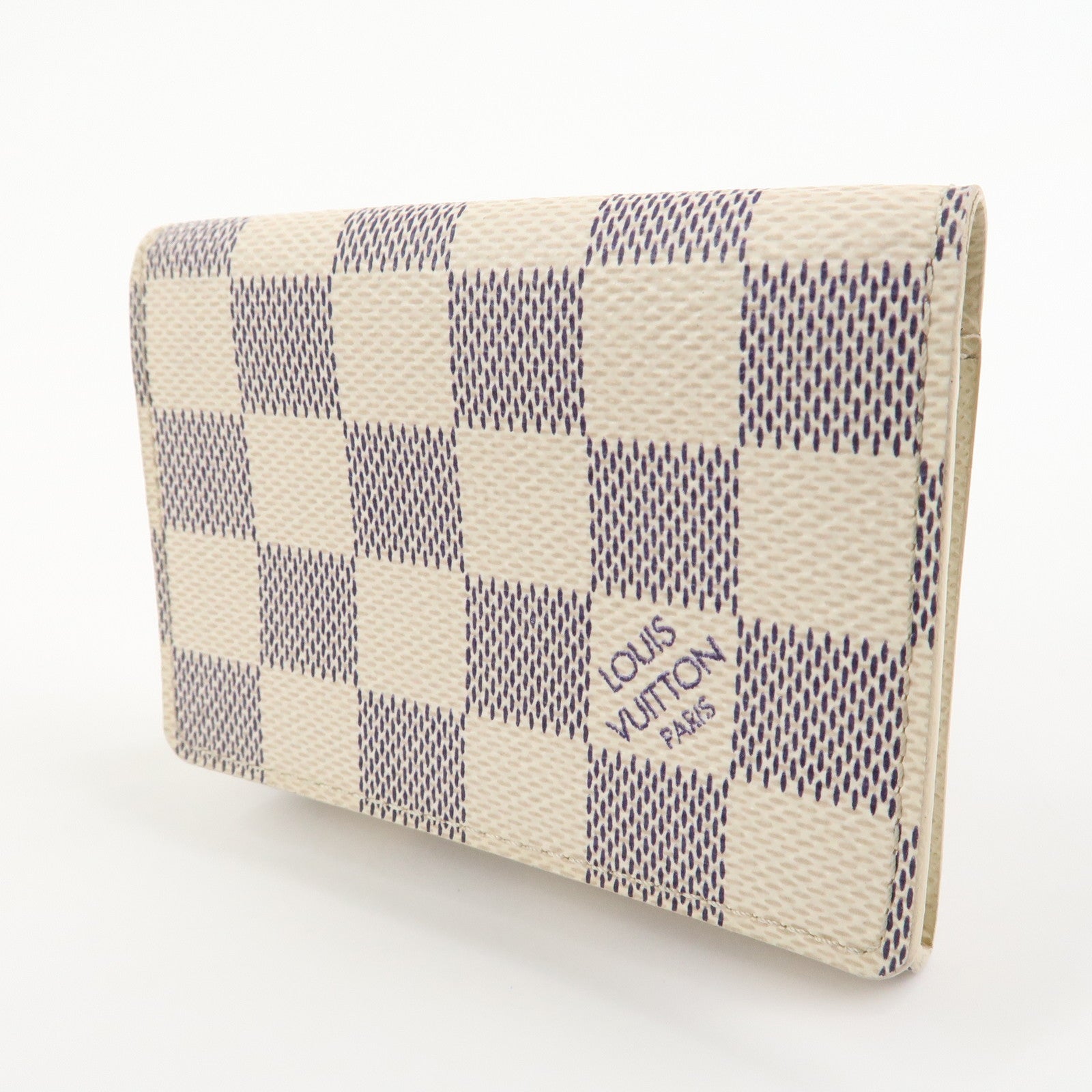Louis Vuitton Damier Azur Enveloppe Carte de Visite CardCase N61746