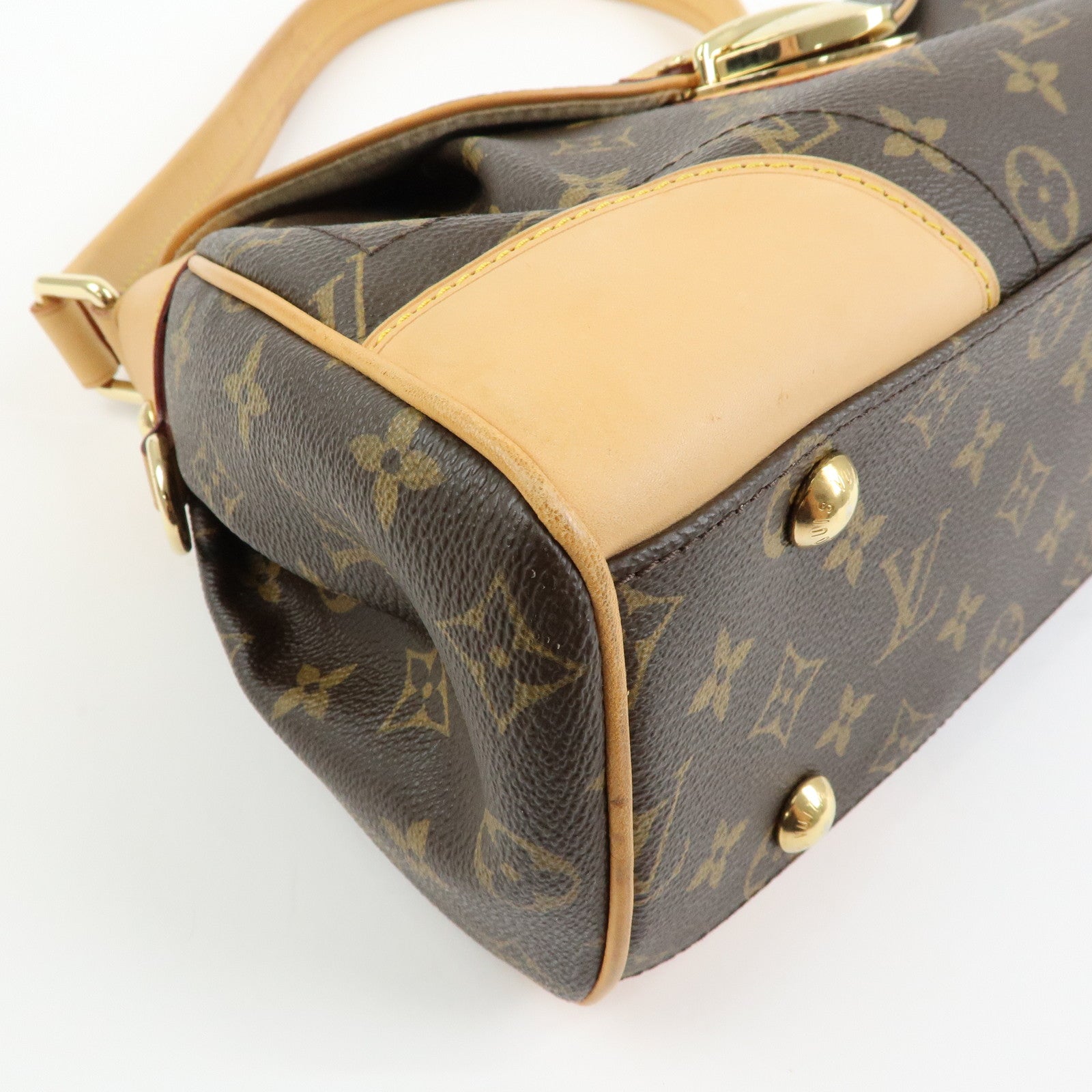 Louis Vuitton Monogram Beverly MM Shoulder Hand Bag Brown M40121