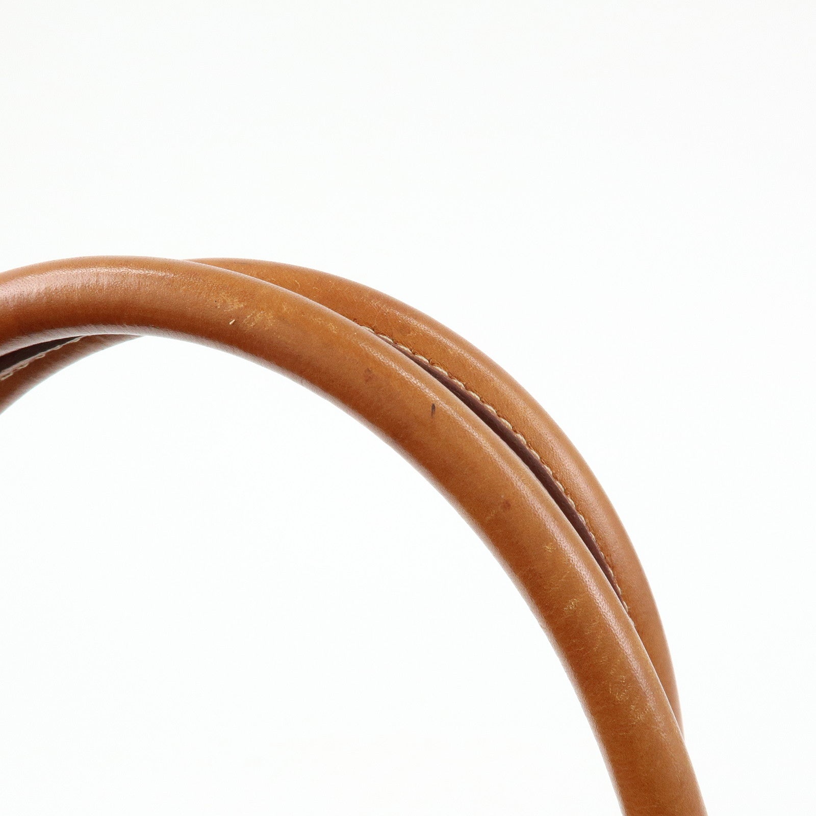 CELINE Macadam PVC Leather 2Way Bag Hand Bag Brown