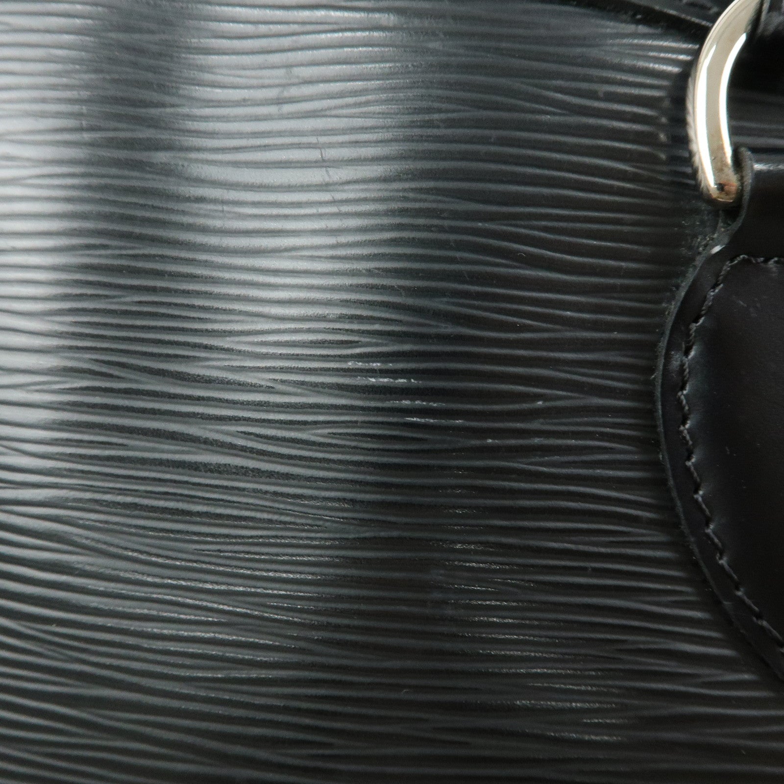 Louis Vuitton Epi Leather Lock It Hand Bag Noir M42292